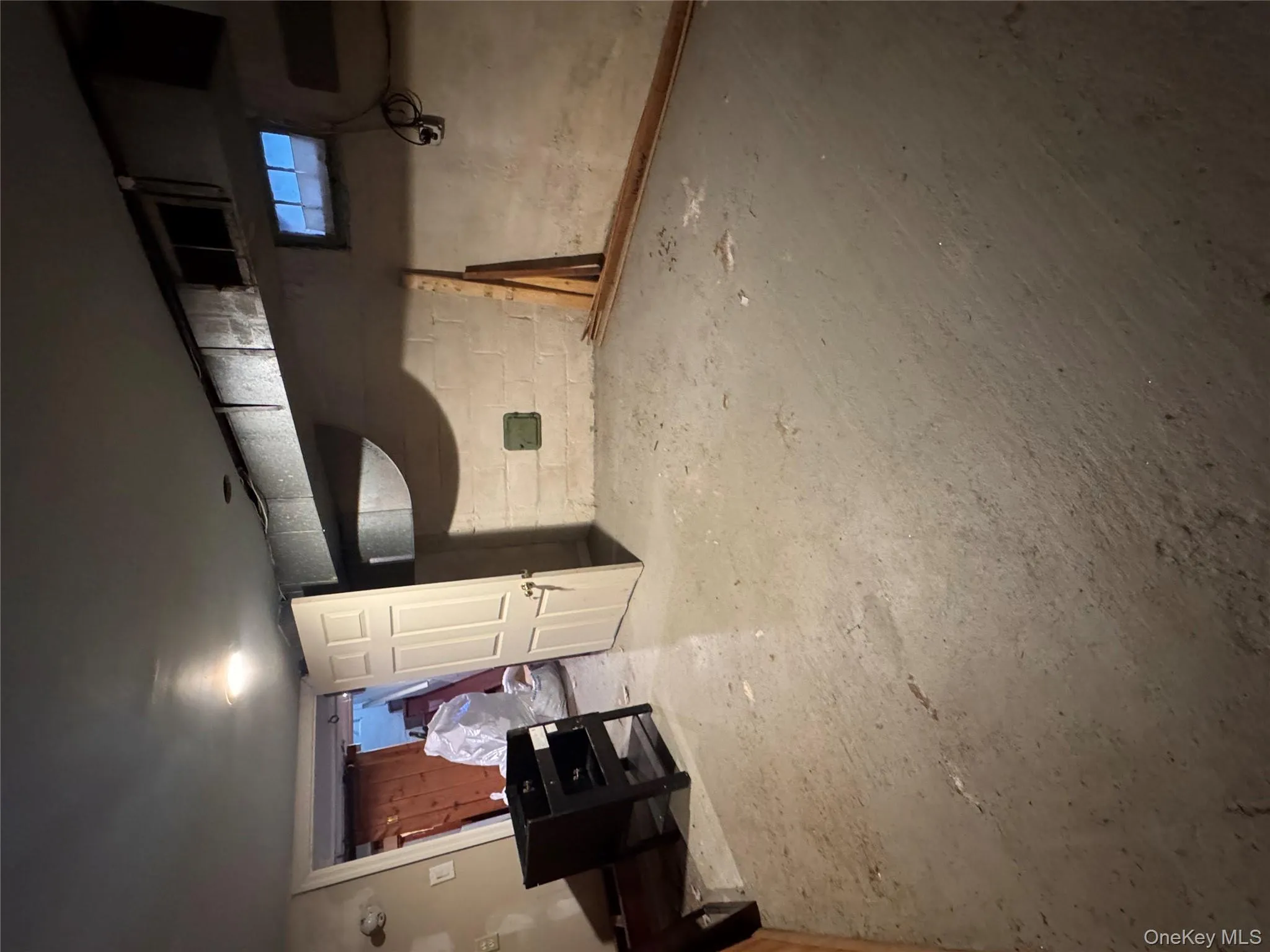 View of unfinished basement View of unfinished basement