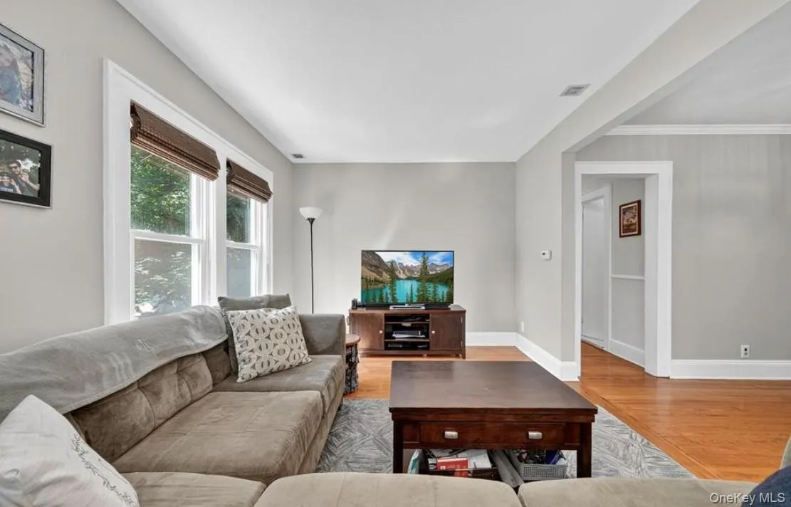 Living area fits a large sectional Living area fits a large sectional