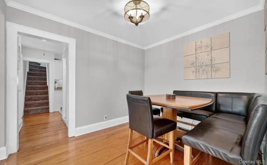 Dining area to the right of the living room Dining area to the right of the living room
