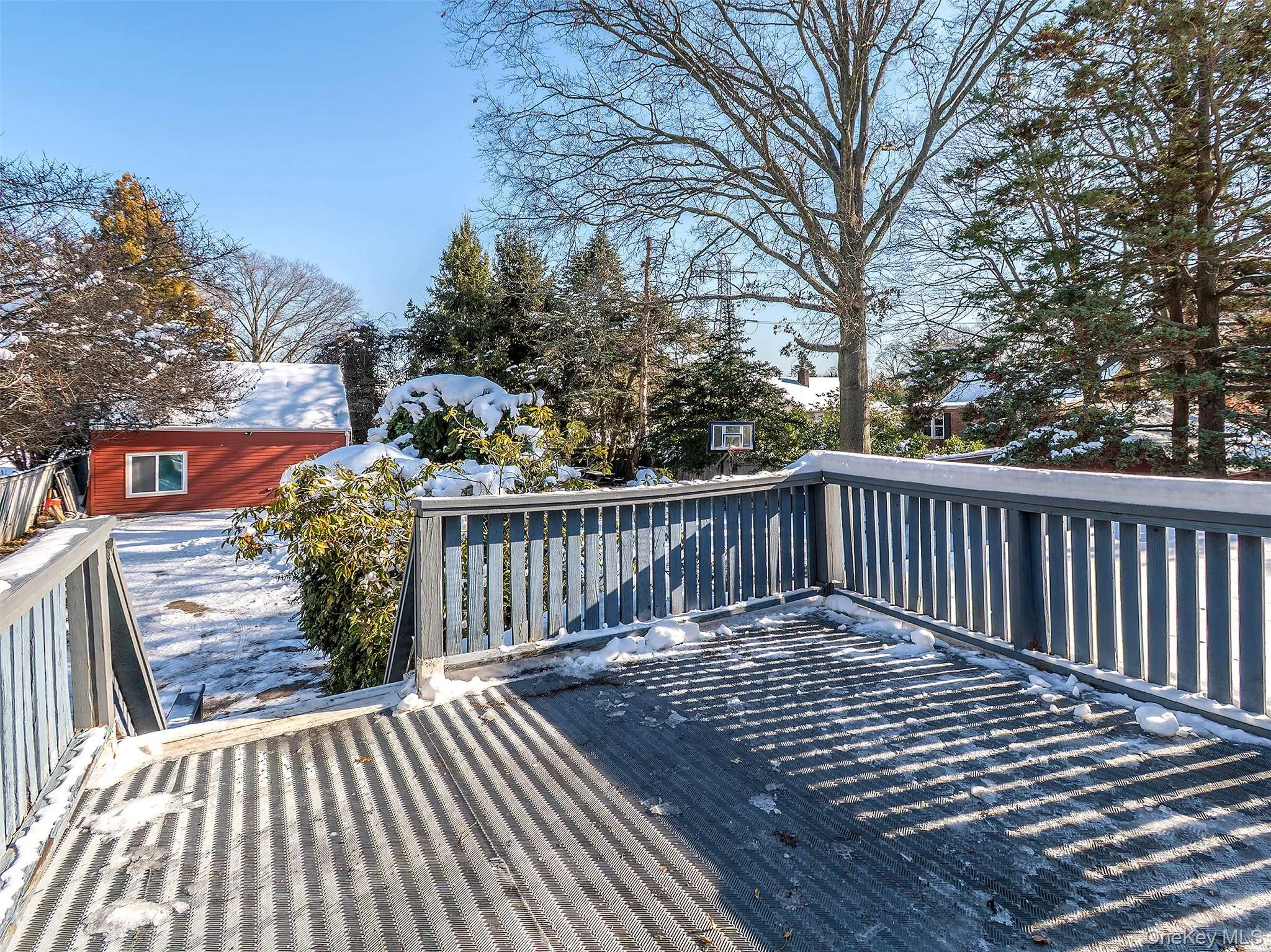 View of wooden deck View of wooden deck