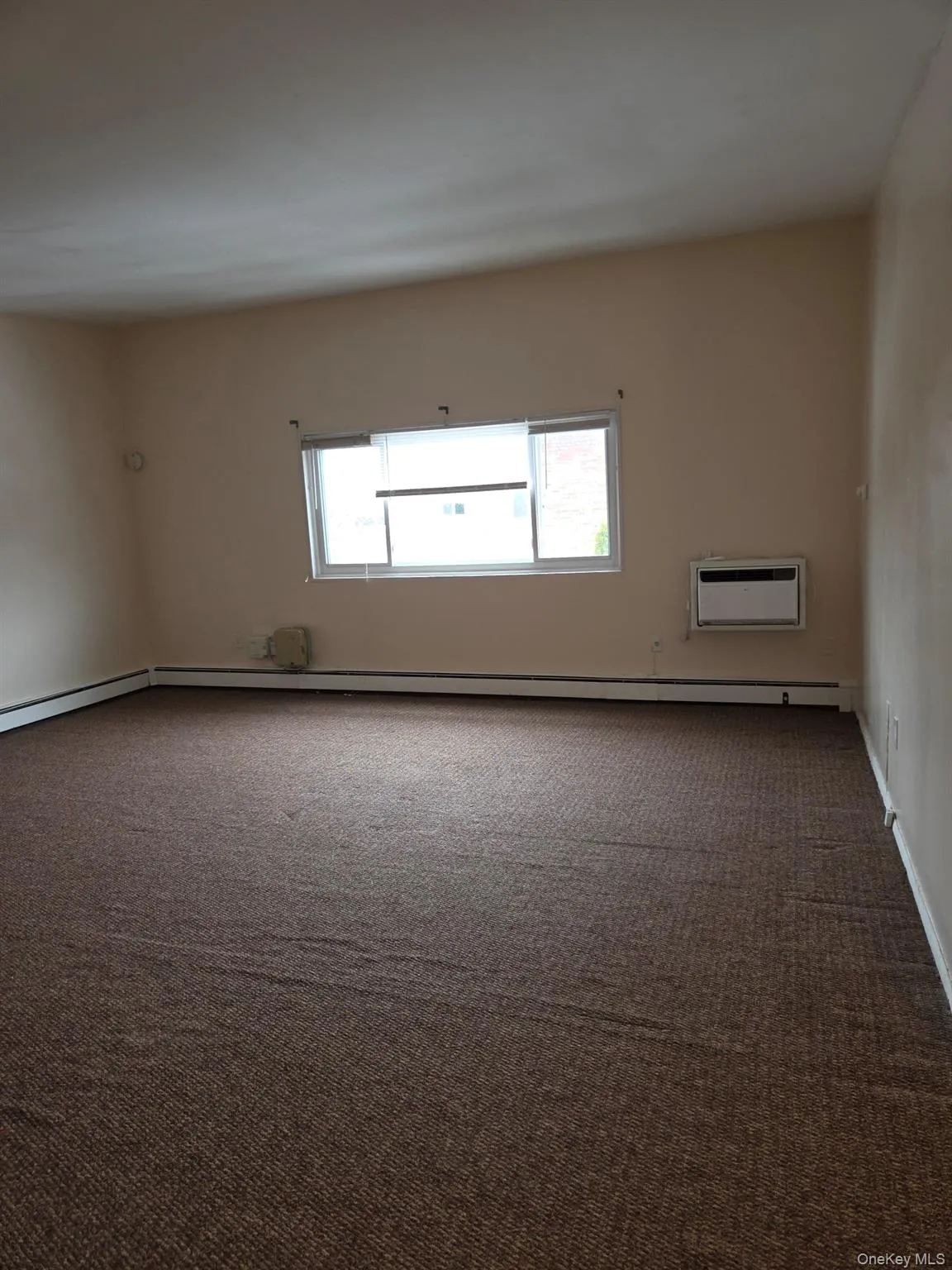 Unfurnished room featuring carpet and a baseboard heating unit Unfurnished room featuring carpet and a baseboard heating unit