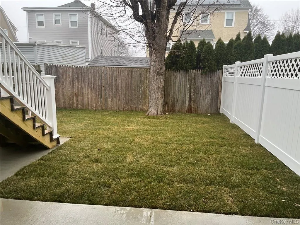 View of fenced backyard View of fenced backyard