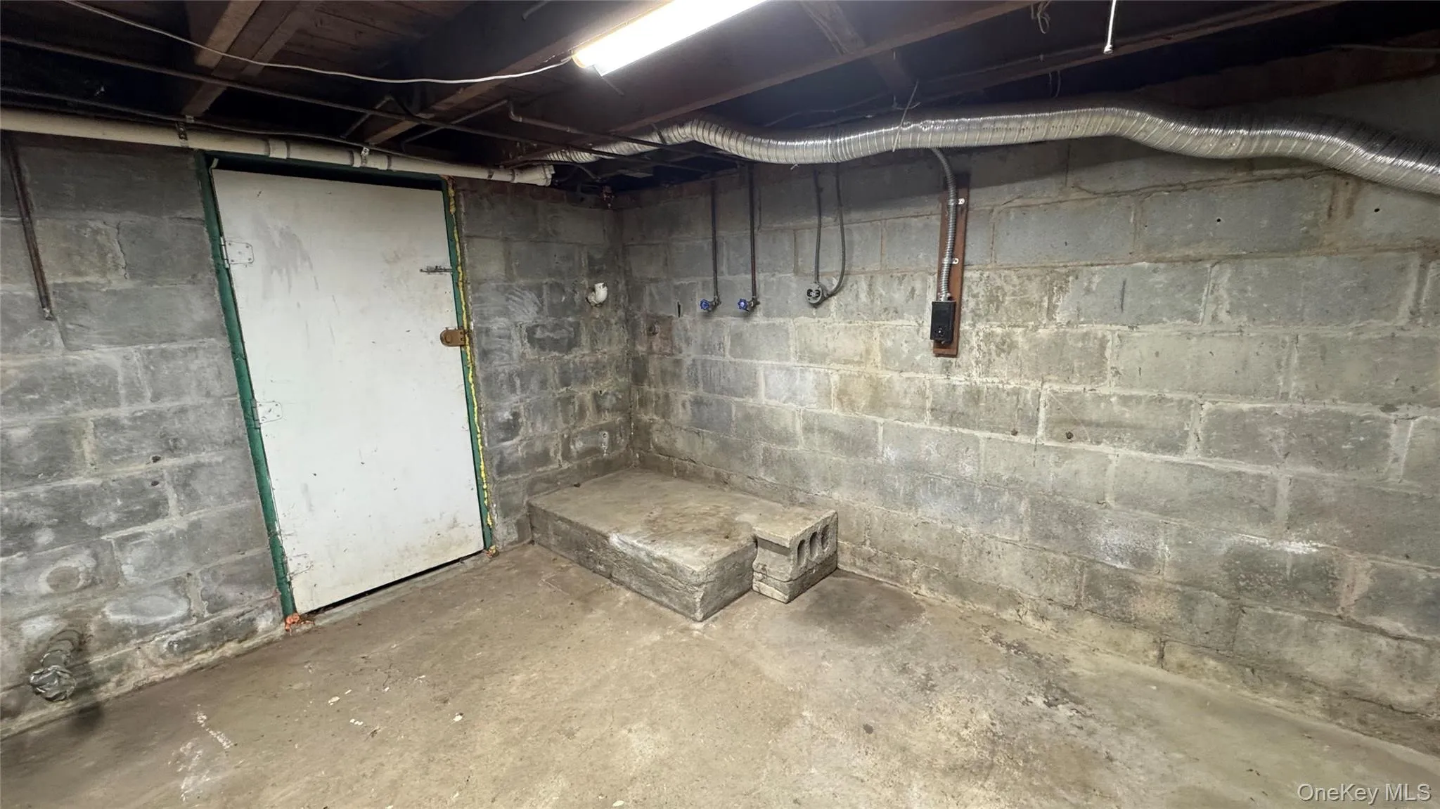 View of unfinished below grade area View of unfinished below grade area