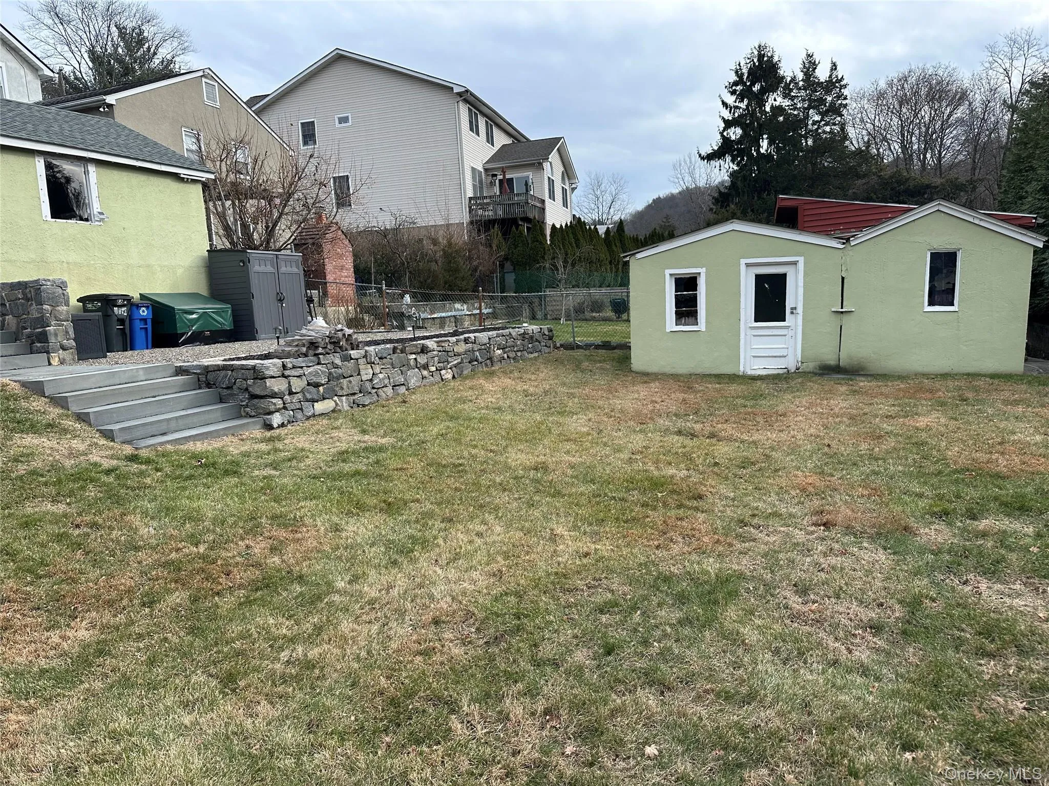 View of yard featuring an outdoor structure View of yard featuring an outdoor structure