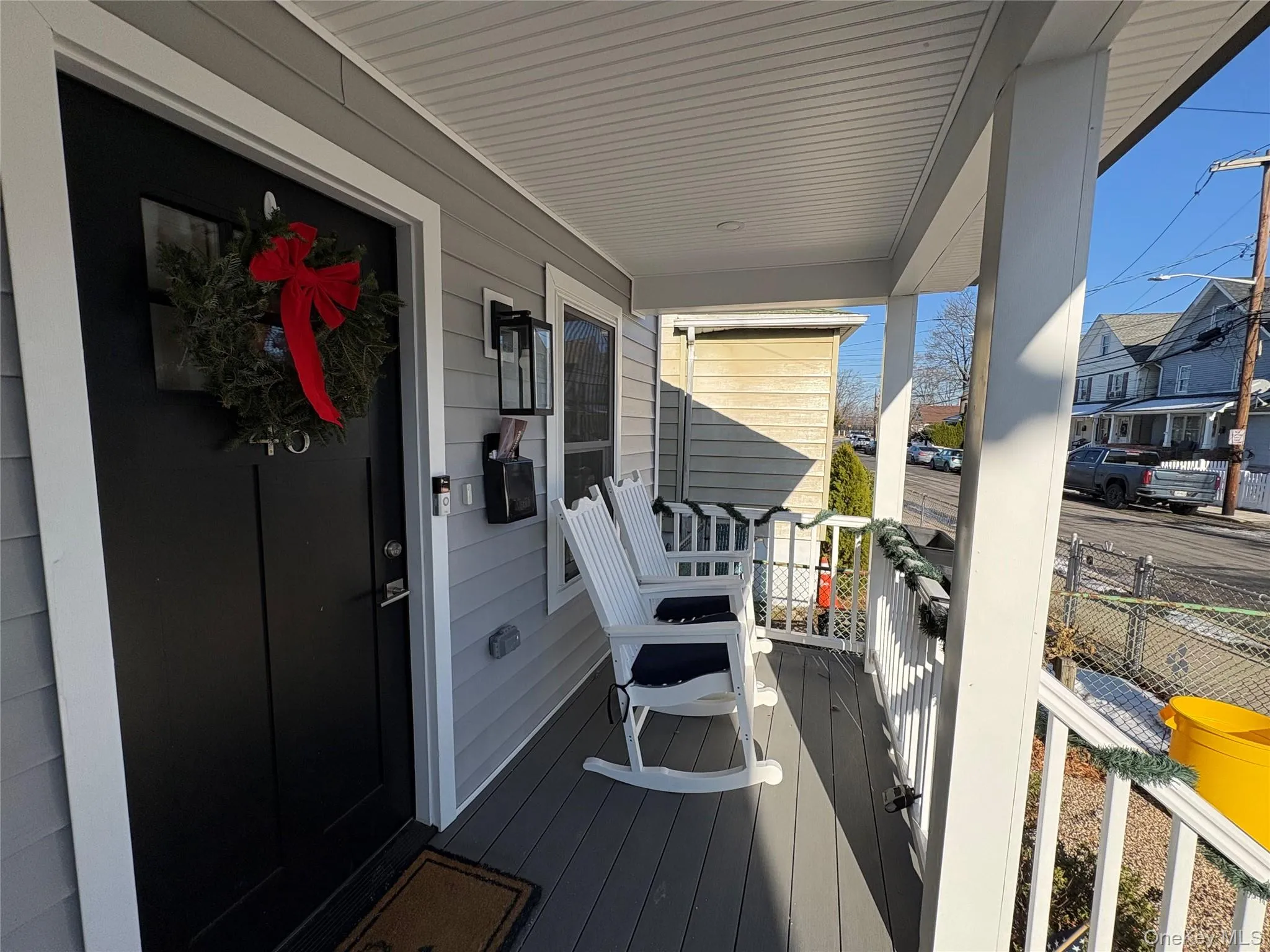 View of wooden porch View of wooden porch