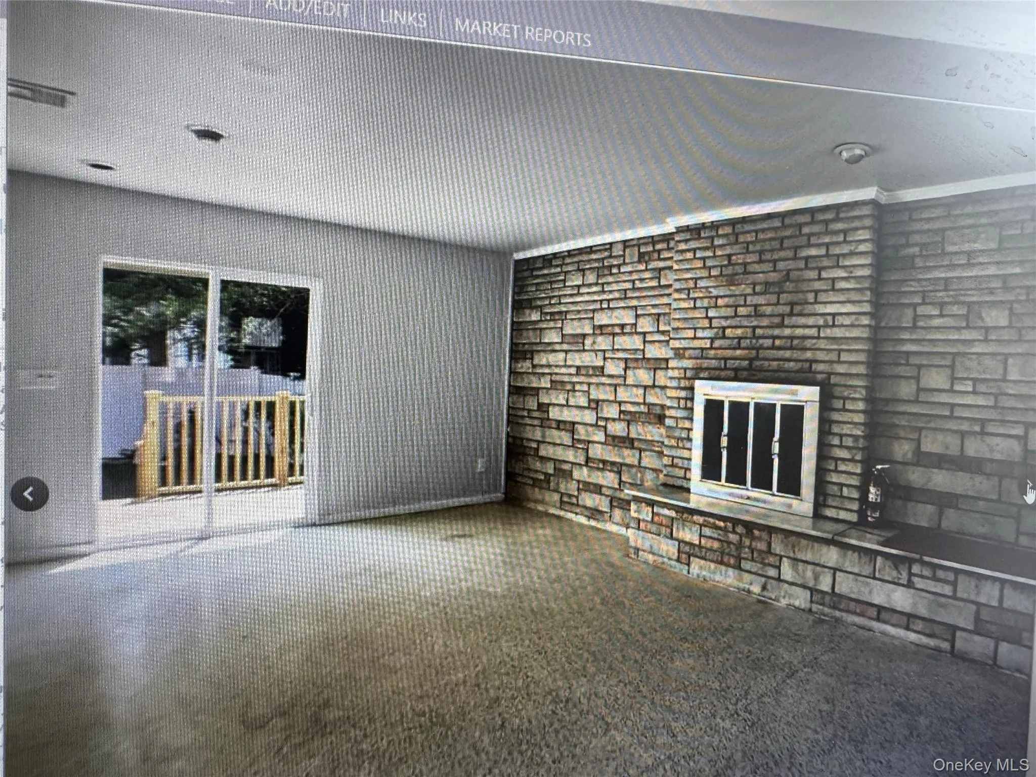 View of unfurnished living room View of unfurnished living room