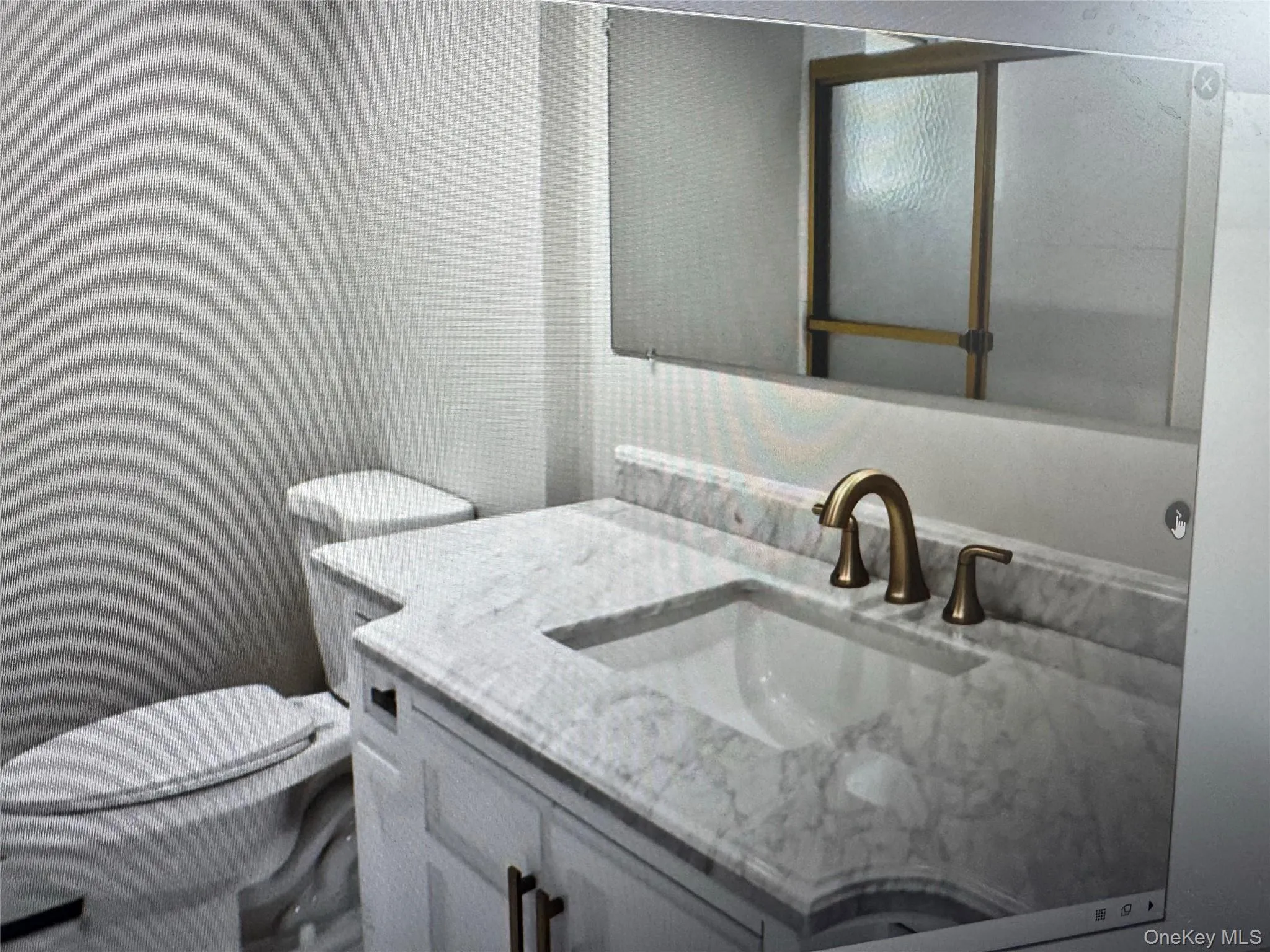 Bathroom with vanity and toilet Bathroom with vanity and toilet