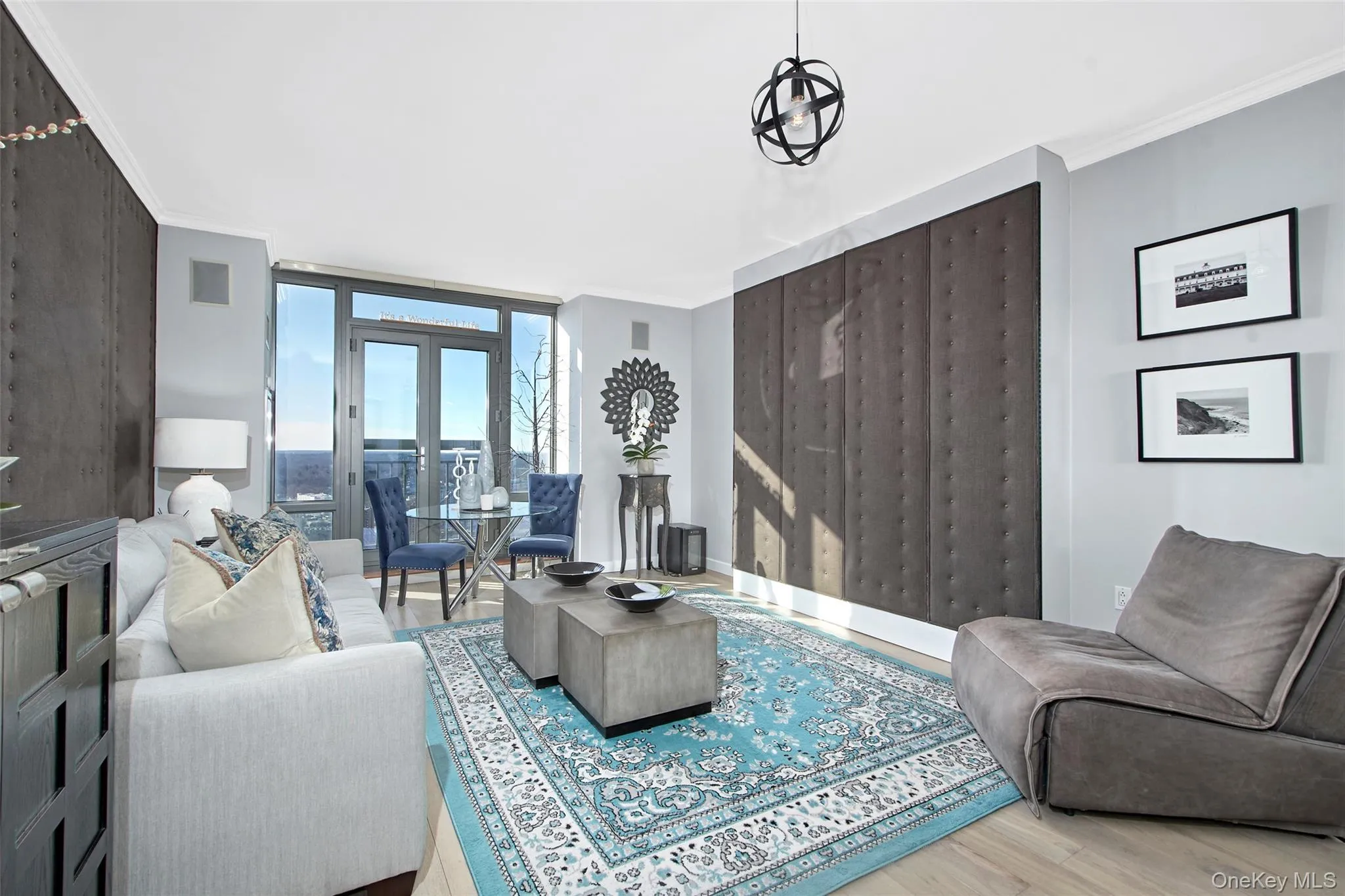 Living room and dining room Living room and dining room