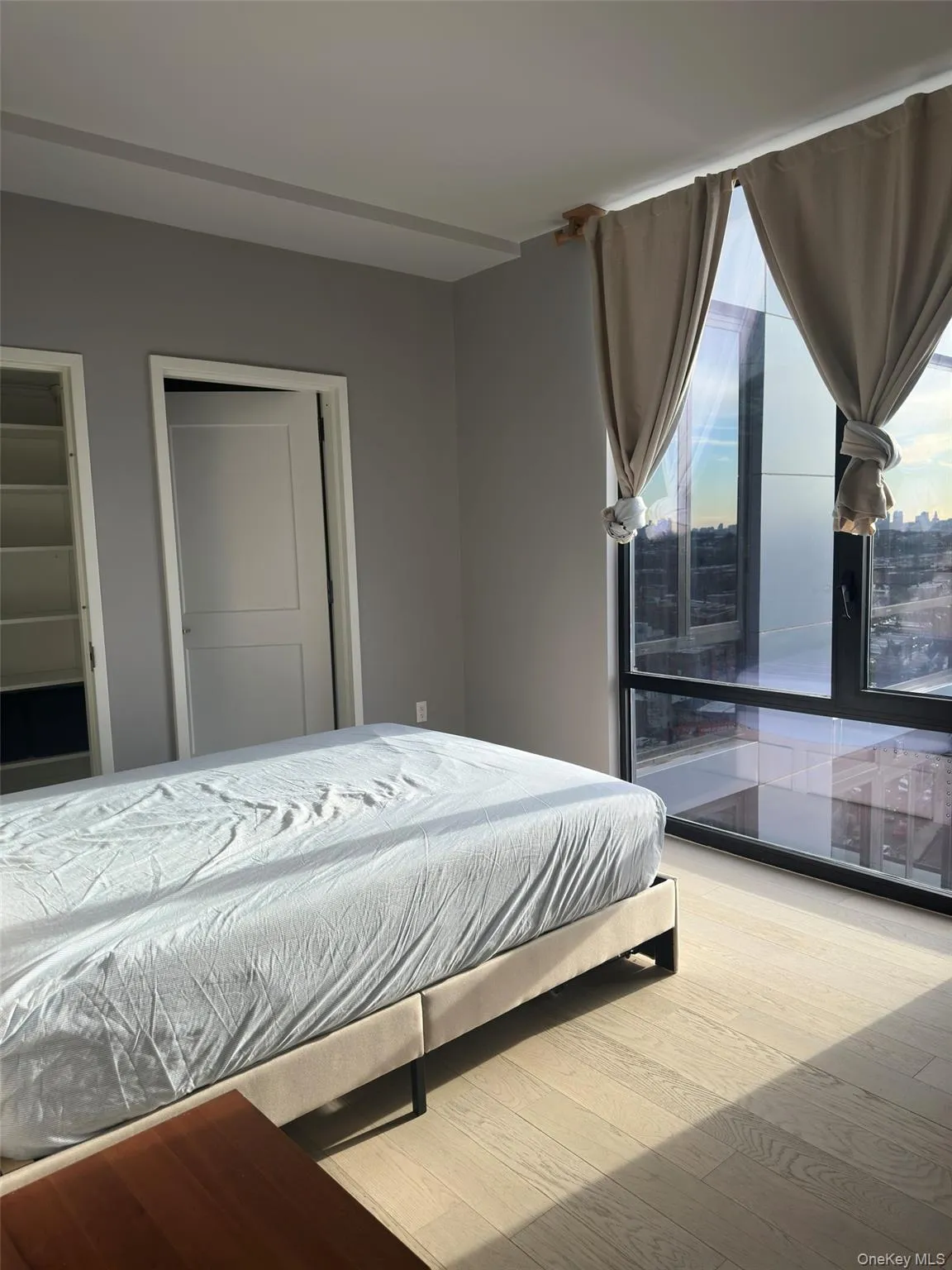 Bedroom with wood finished floors Bedroom with wood finished floors