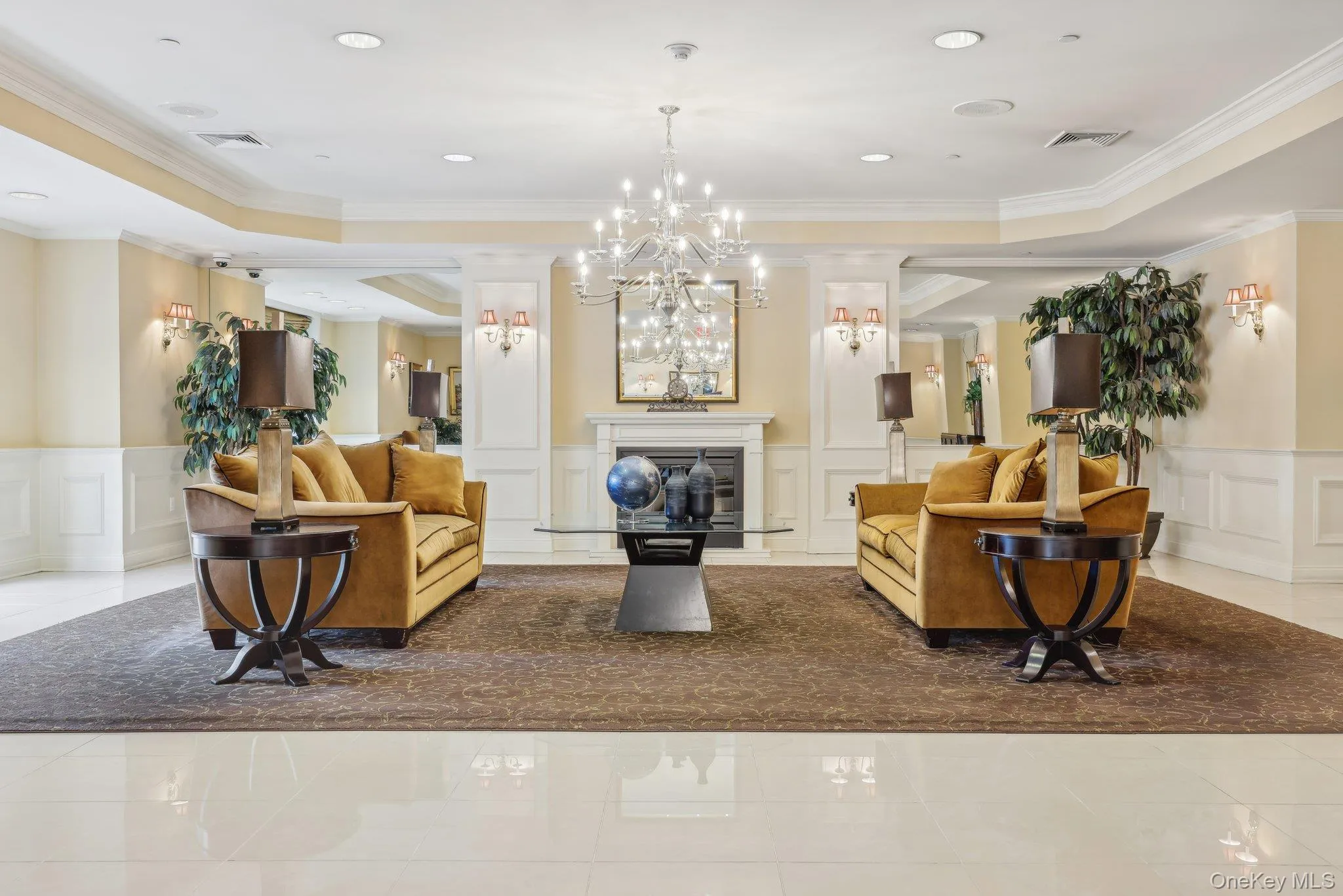 Upscale lobby area Upscale lobby area