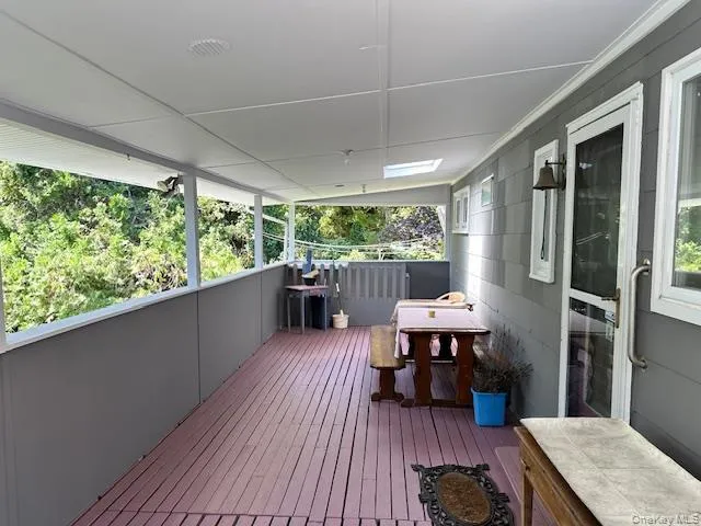 View of wooden terrace View of wooden terrace