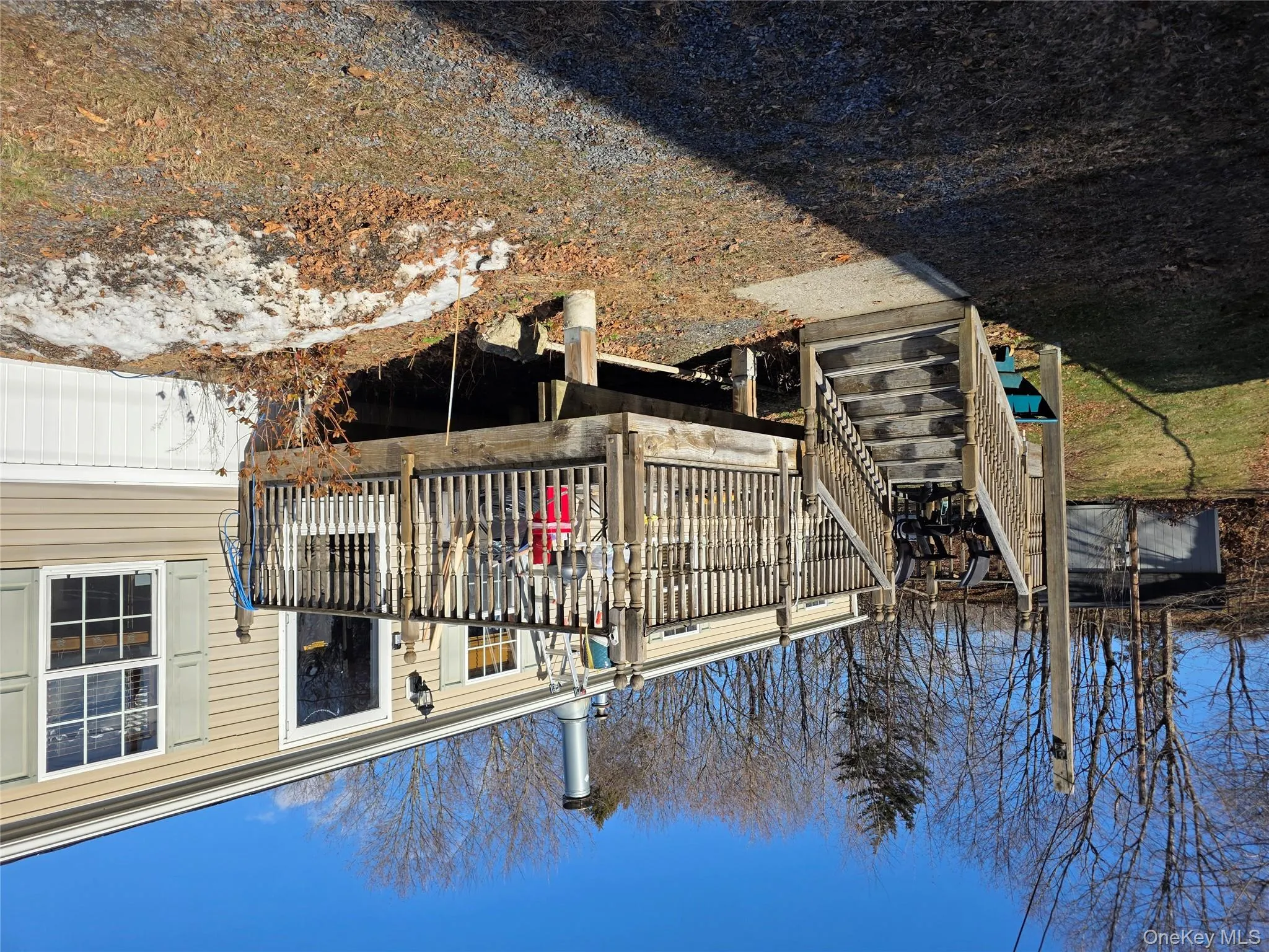 View of wooden deck View of wooden deck