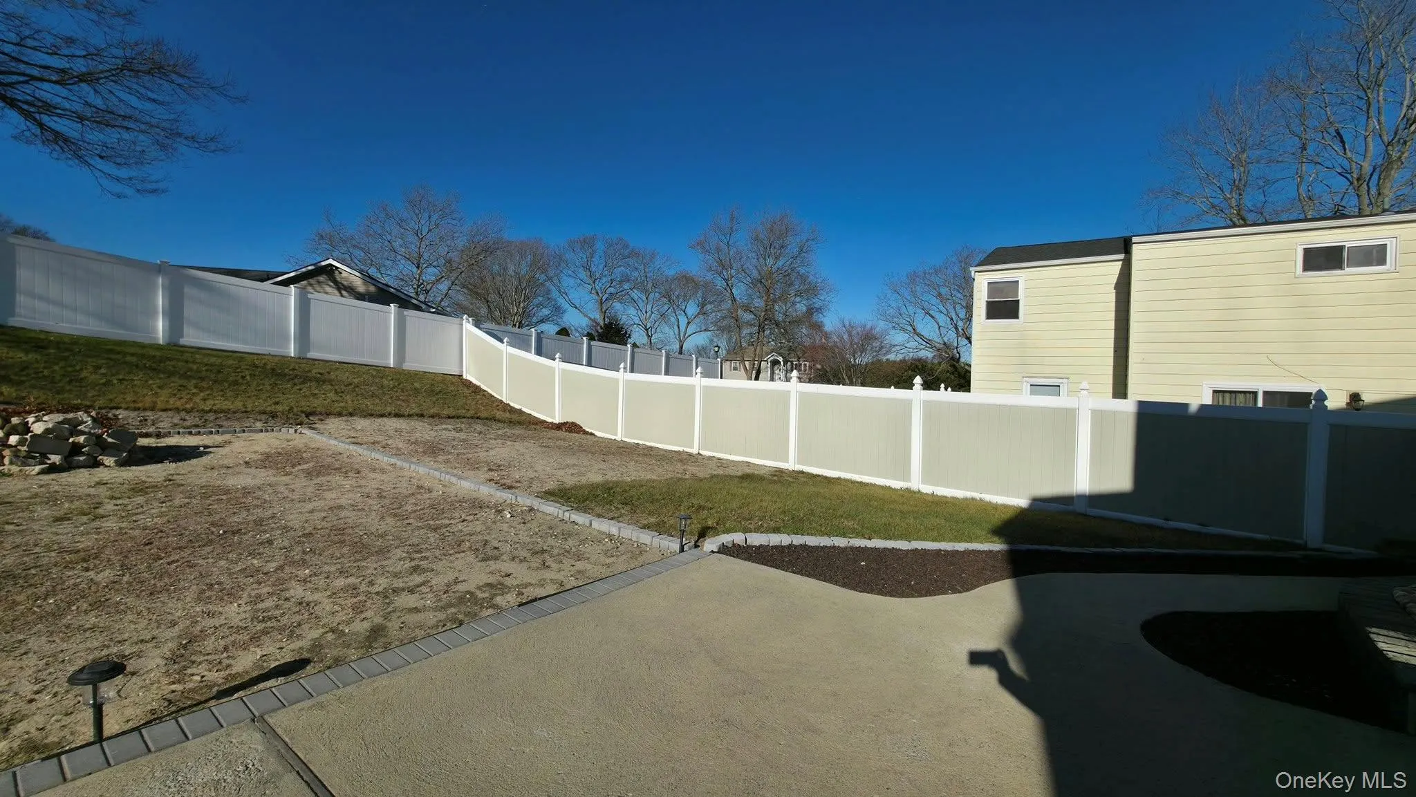 View of fenced backyard View of fenced backyard