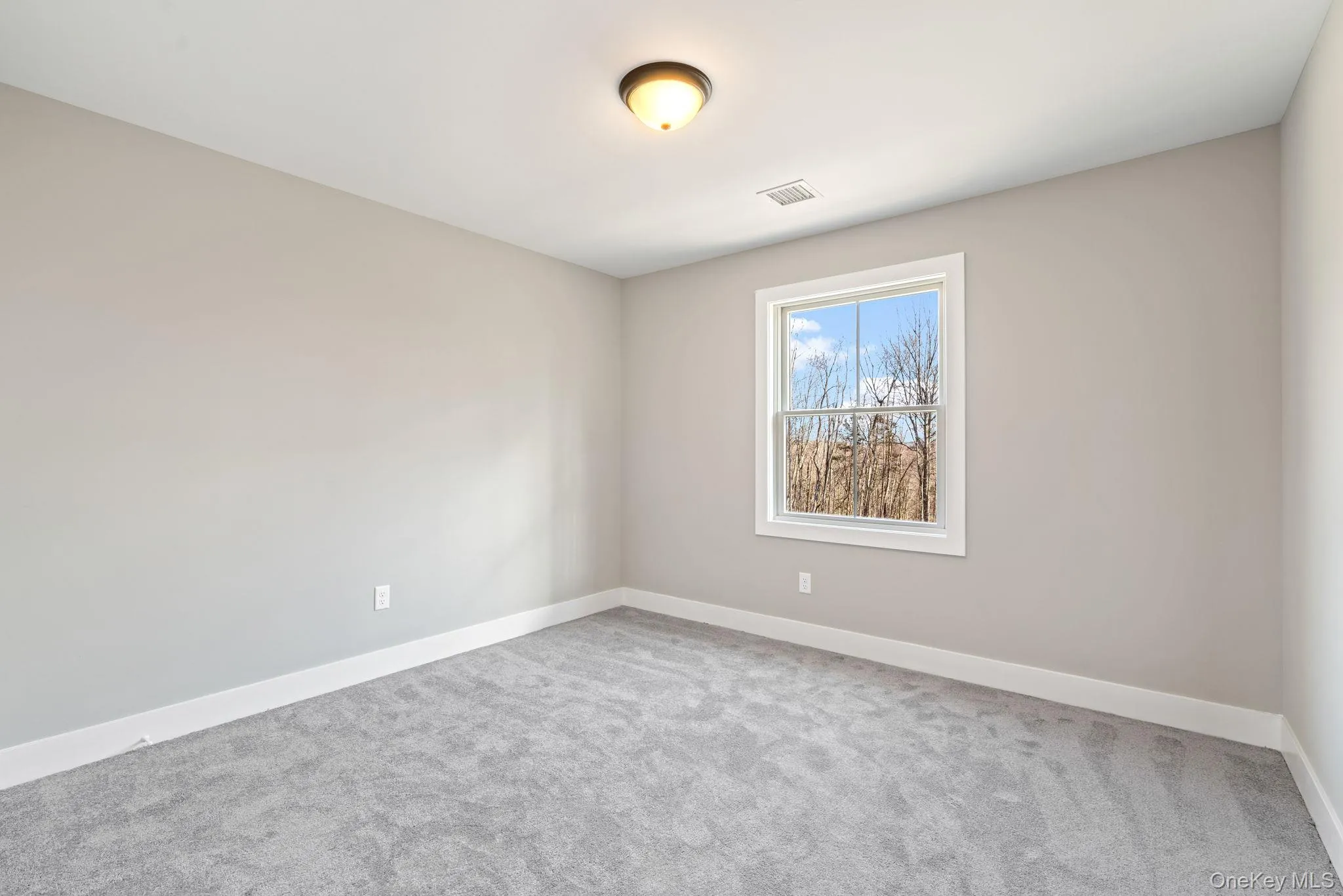 Unfurnished room with baseboards and carpet Unfurnished room with baseboards and carpet