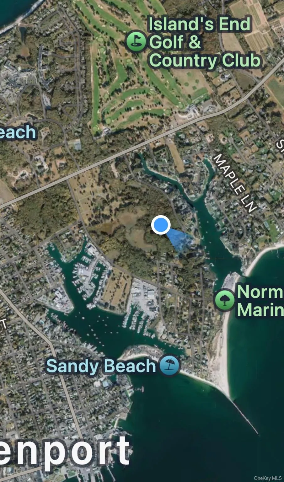 Aerial view of property's location Aerial view of property's location