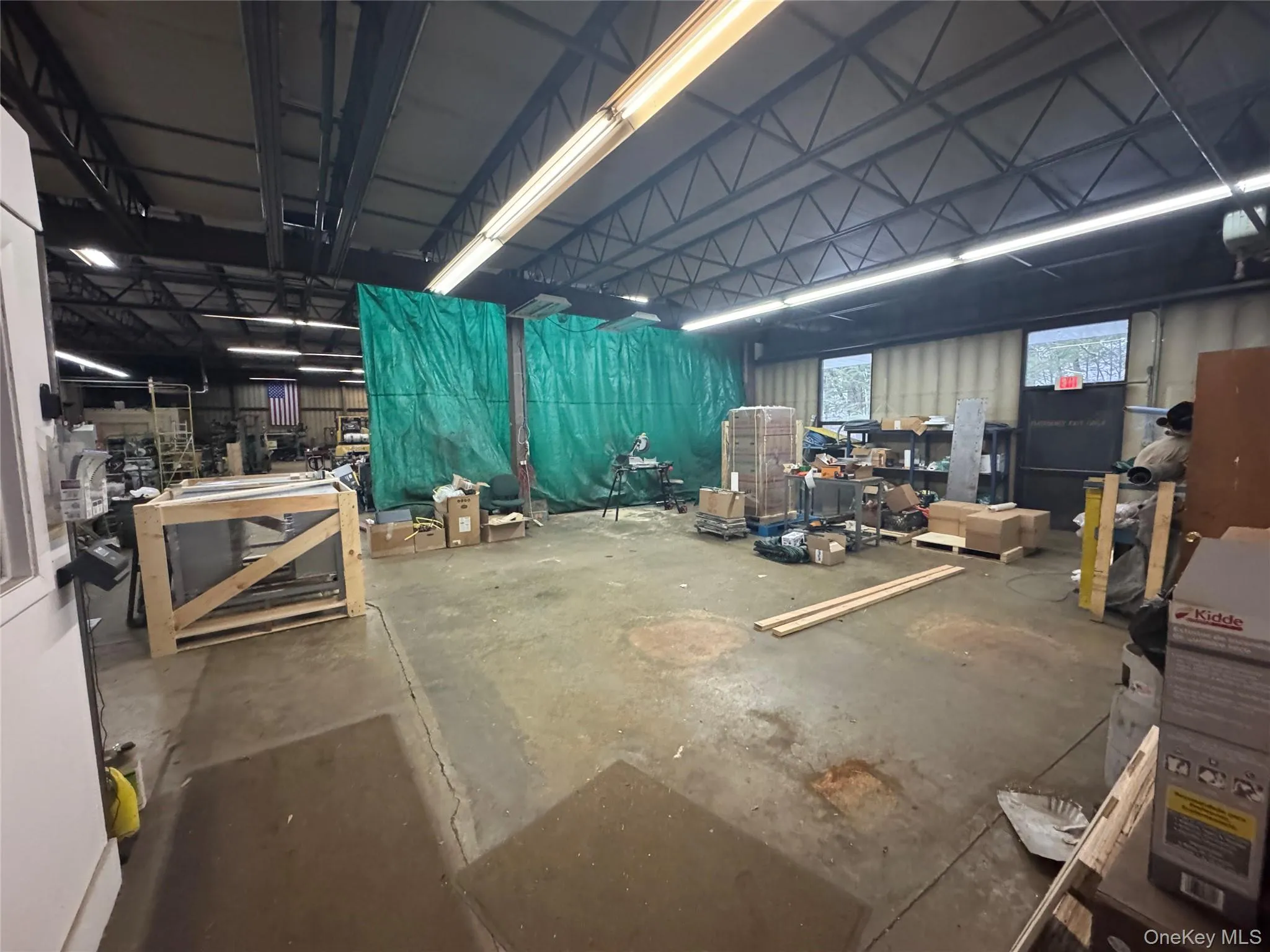 Misc room with a garage Misc room with a garage