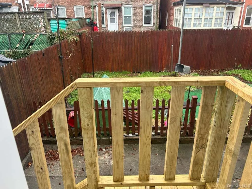 View of wooden terrace View of wooden terrace