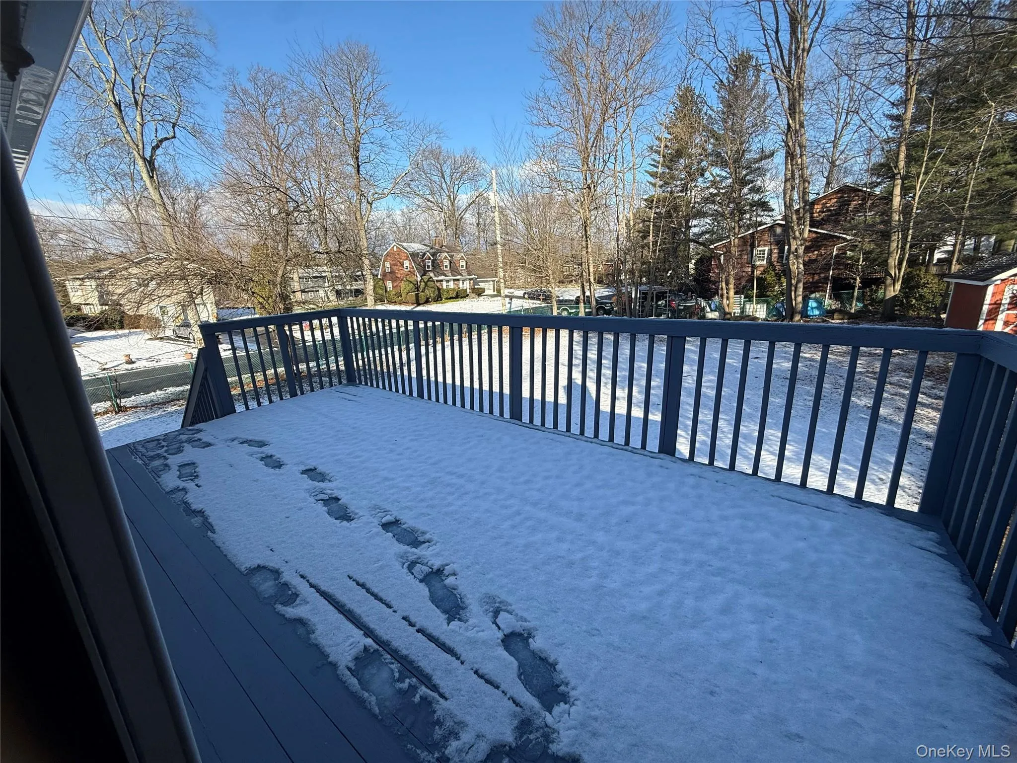 View of wooden terrace View of wooden terrace