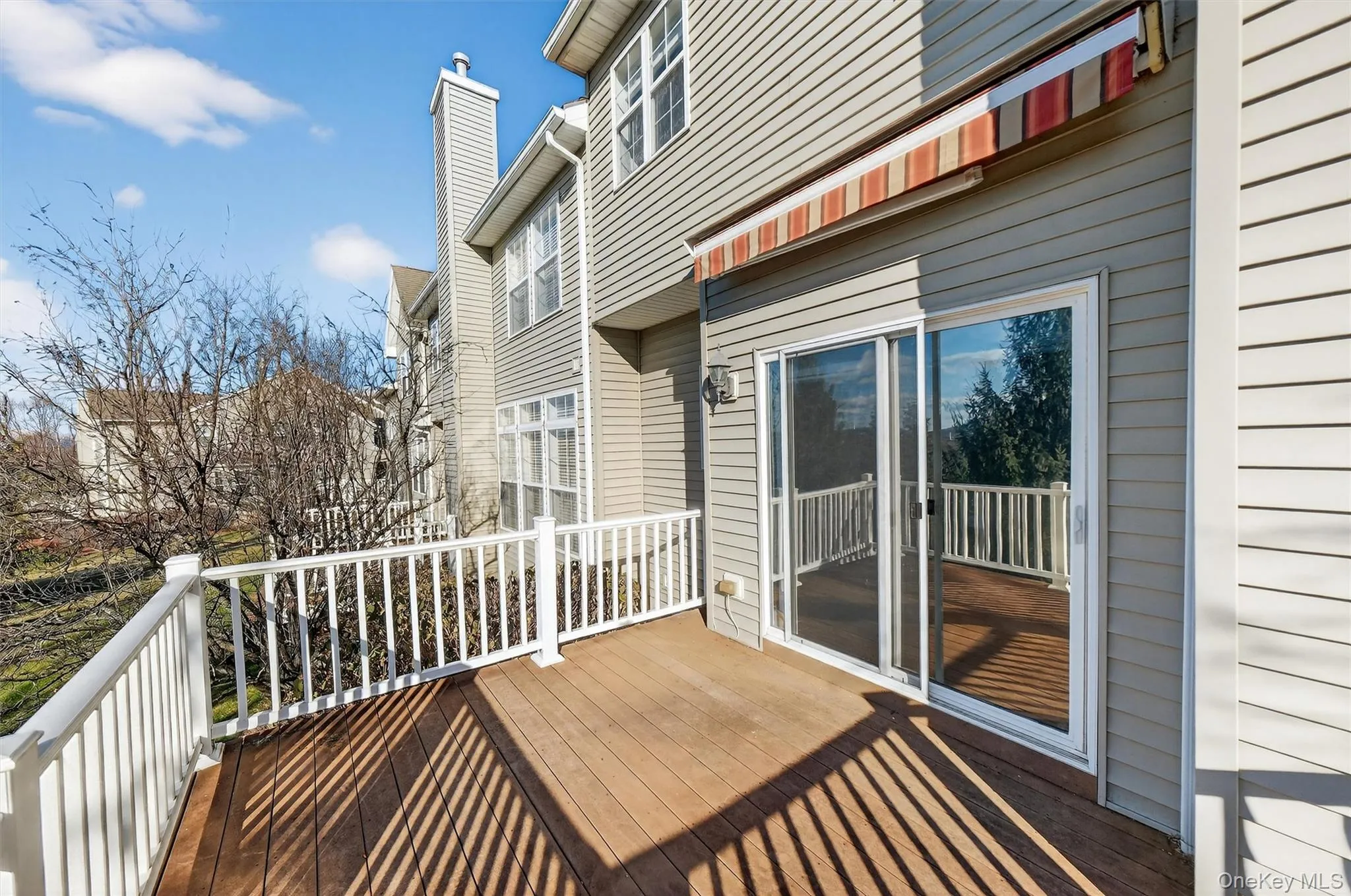 View of wooden terrace View of wooden terrace