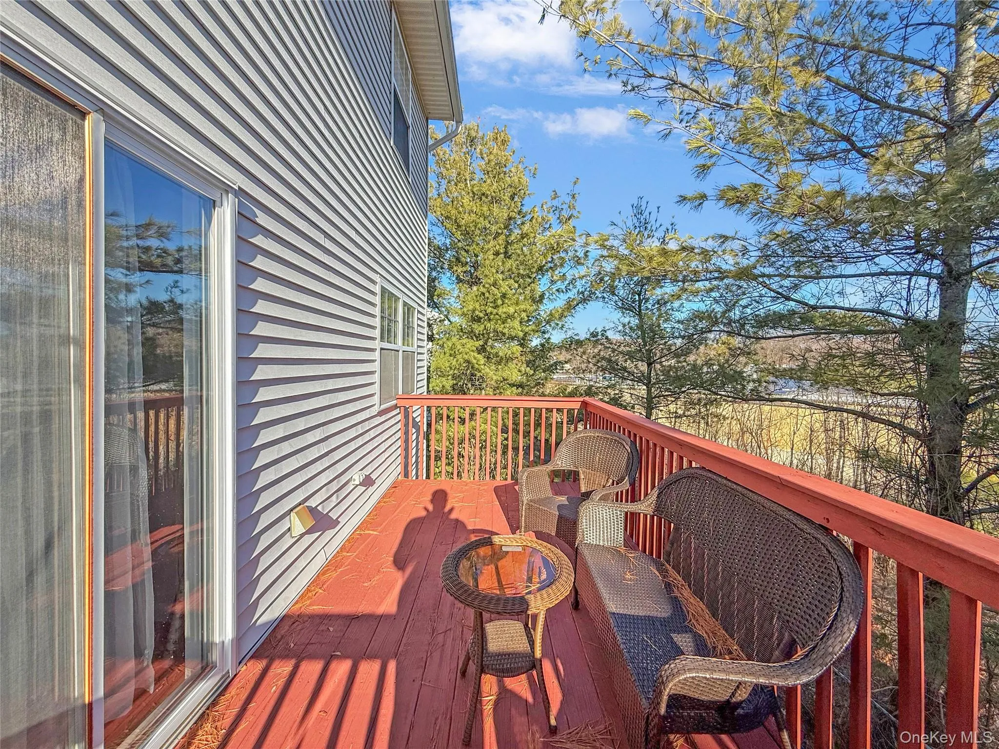 View of wooden deck View of wooden deck