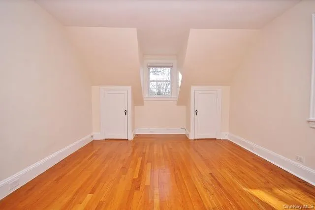 Bonus room featuring light wood finished floors Bonus room featuring light wood finished floors