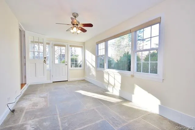 View of unfurnished sunroom View of unfurnished sunroom