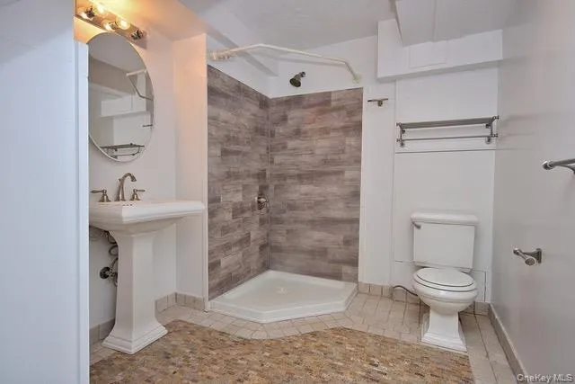 Full bath with a stall shower Full bath with a stall shower