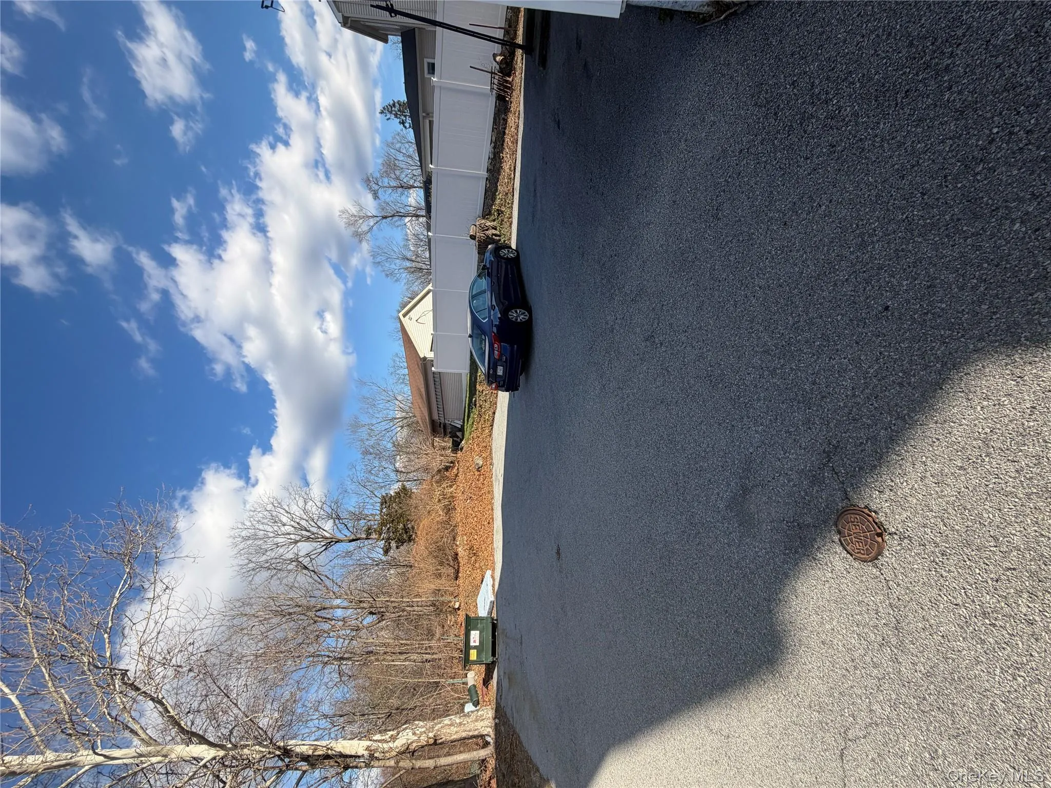 View of asphalt road View of asphalt road