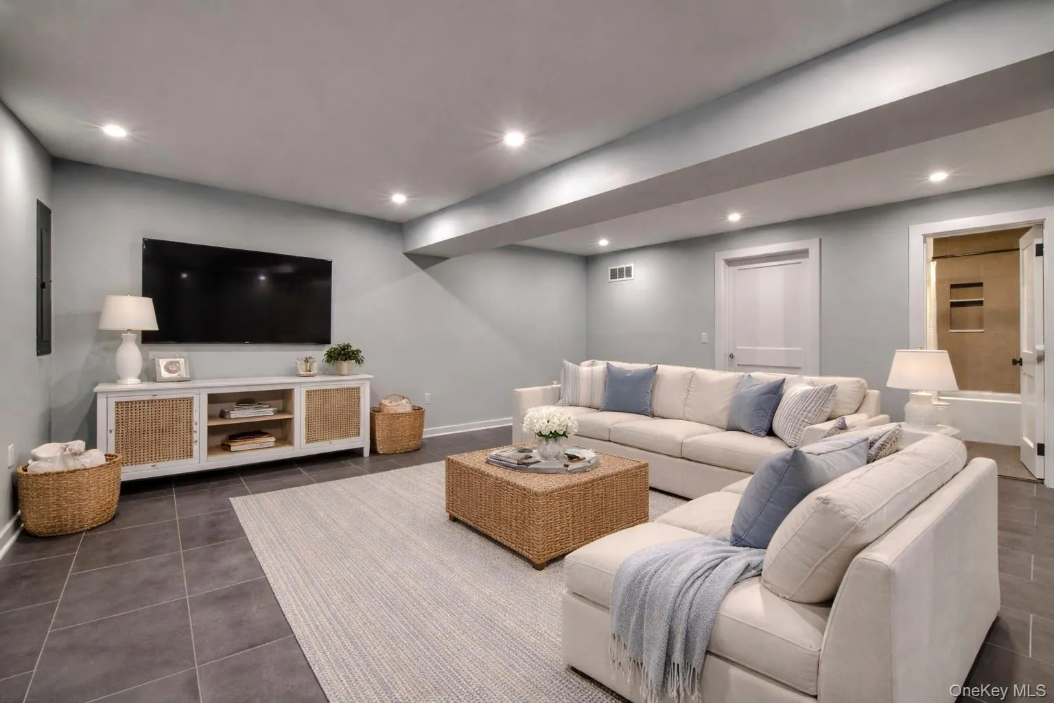 media room/office virtually staged media room/office virtually staged