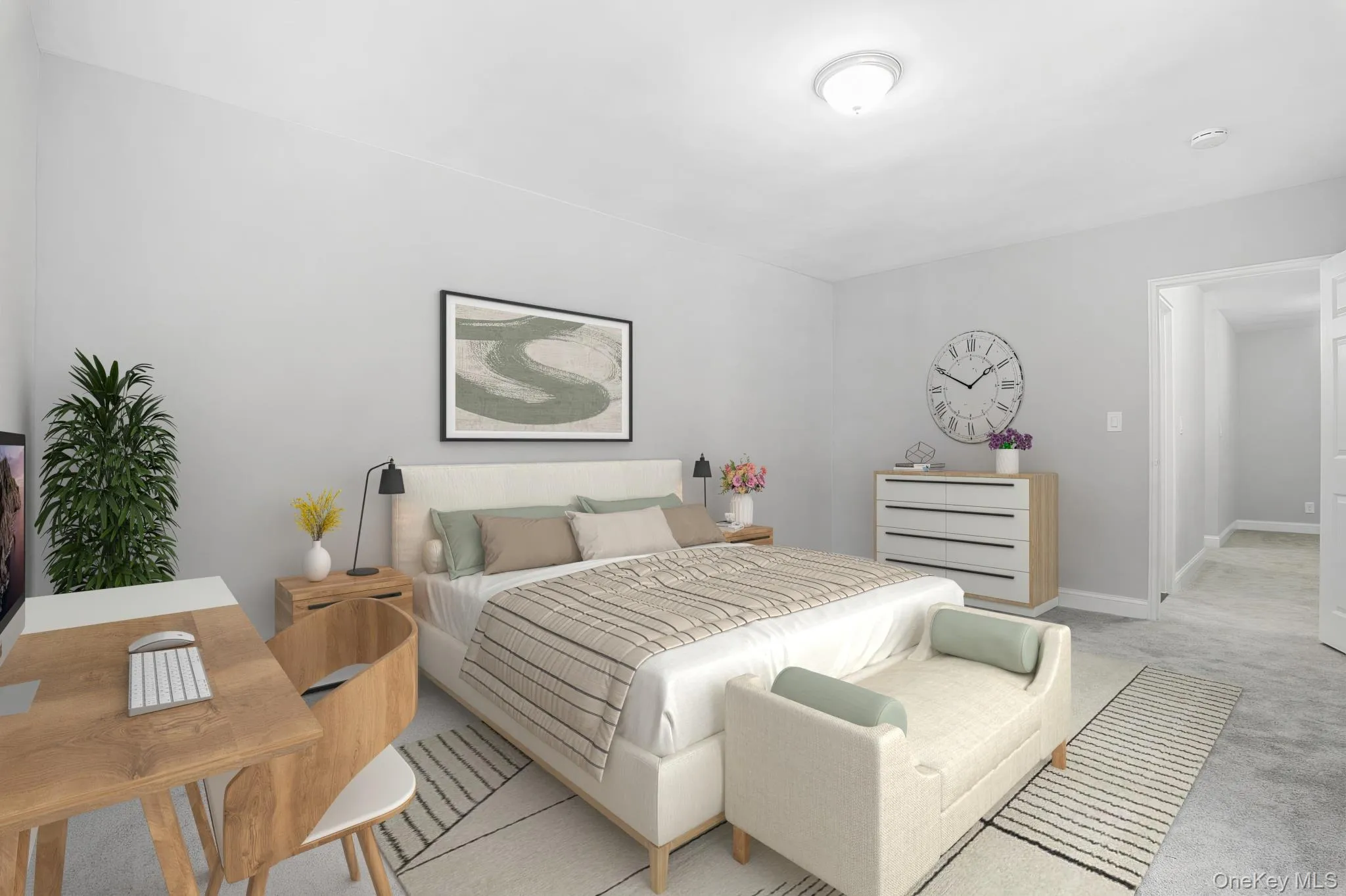 First bedroom is virtually staged First bedroom is virtually staged