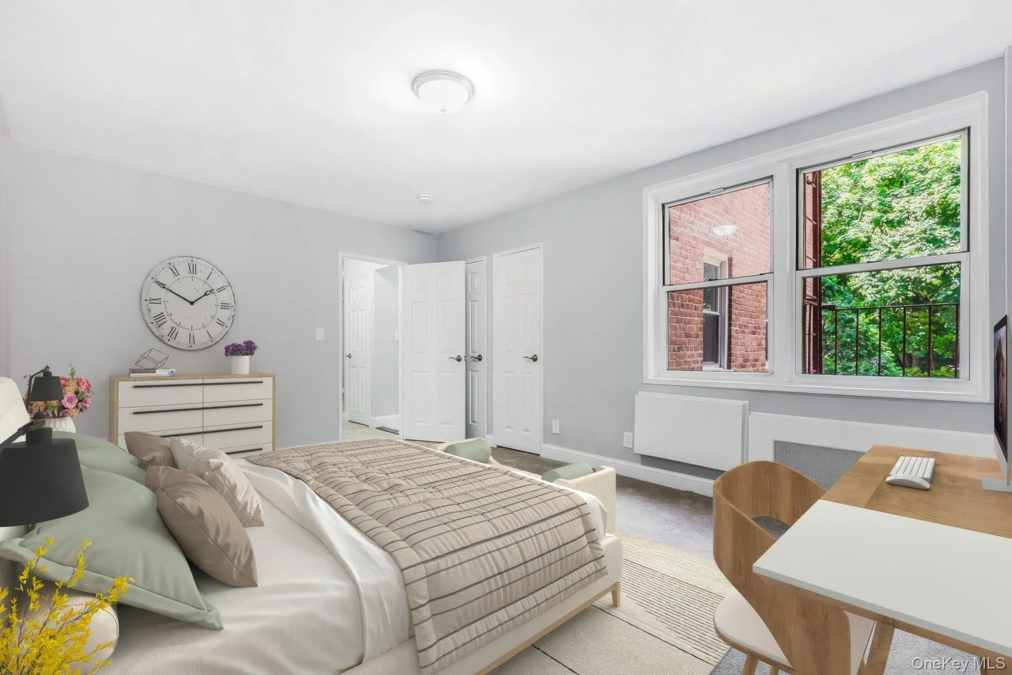 First bedroom is virtually staged First bedroom is virtually staged