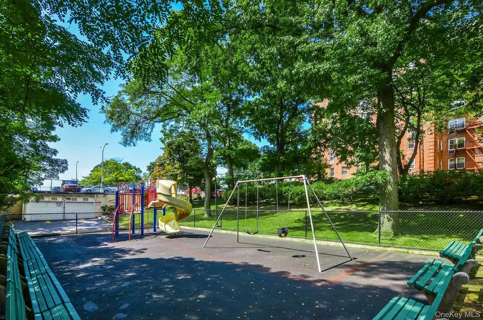 View of community jungle gym View of community jungle gym