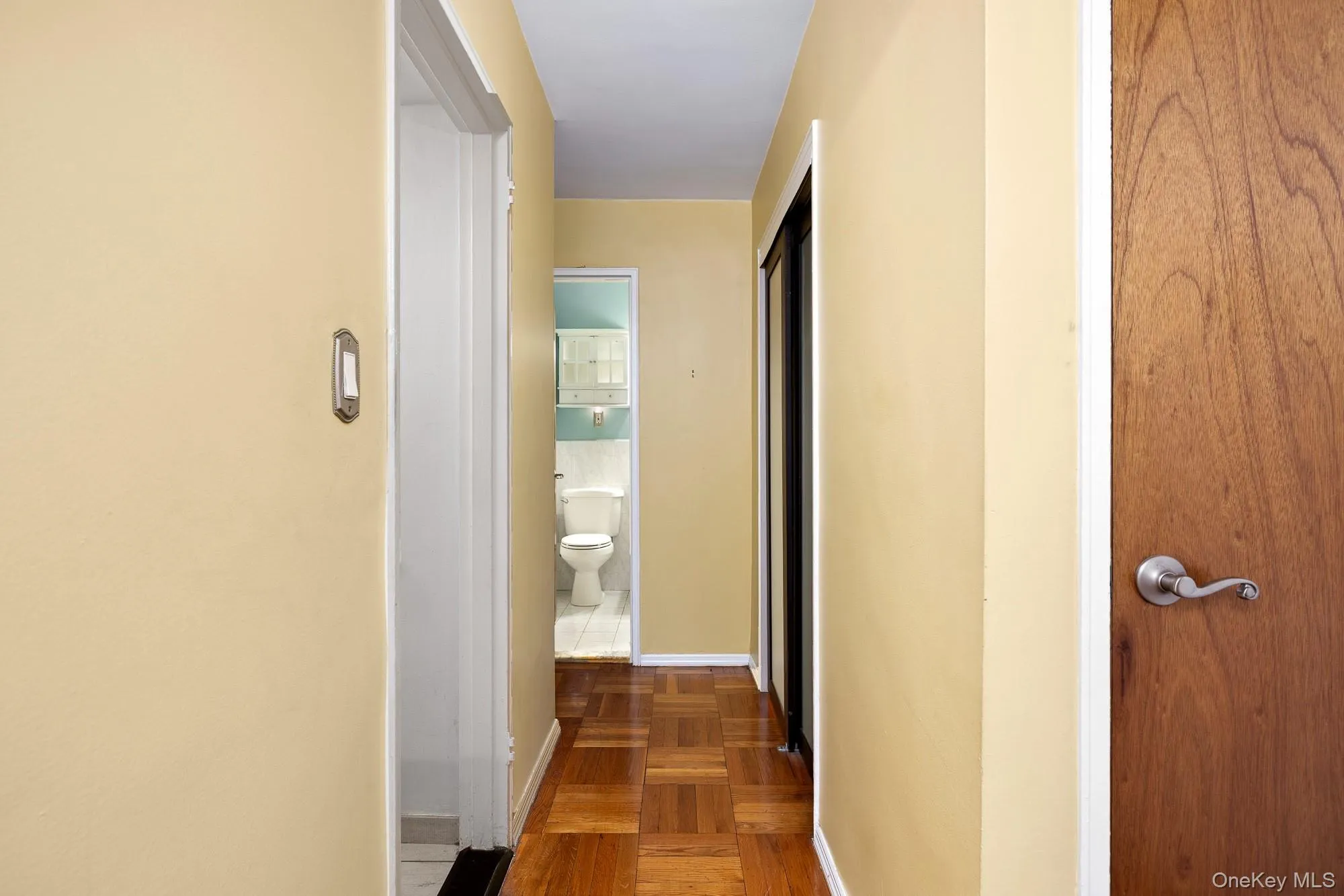 Apartment has a coat closet, a linen closet and more than sufficient closet space in bedrooms Apartment has a coat closet, a linen closet and more than sufficient closet space in bedrooms