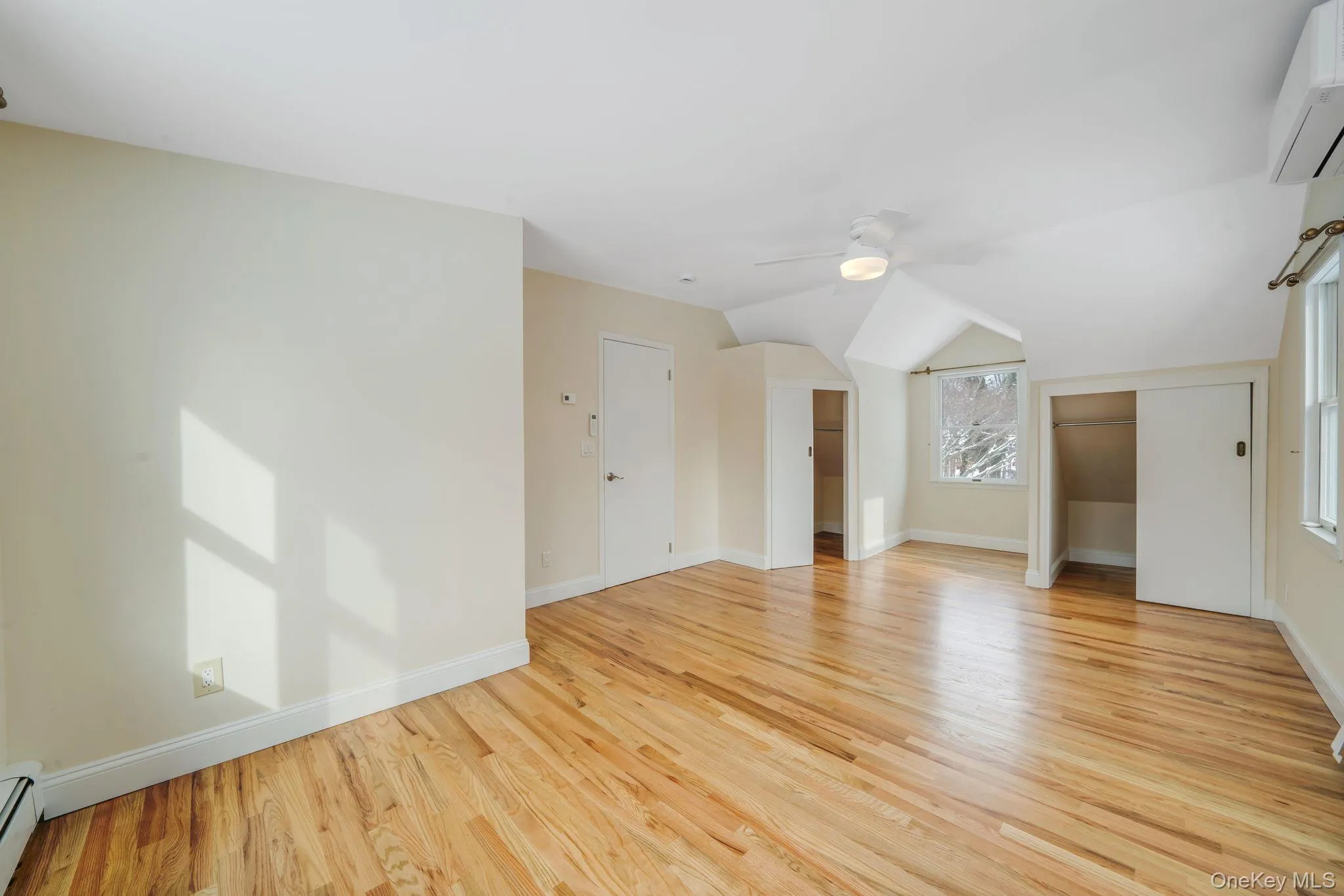 Bedroom 2 - Upstairs Largest Room with huge amount of storage, ceiling fan, and Ductless ACs. Bedroom 2 - Upstairs Largest Room with huge amount of storage, ceiling fan, and Ductless ACs.