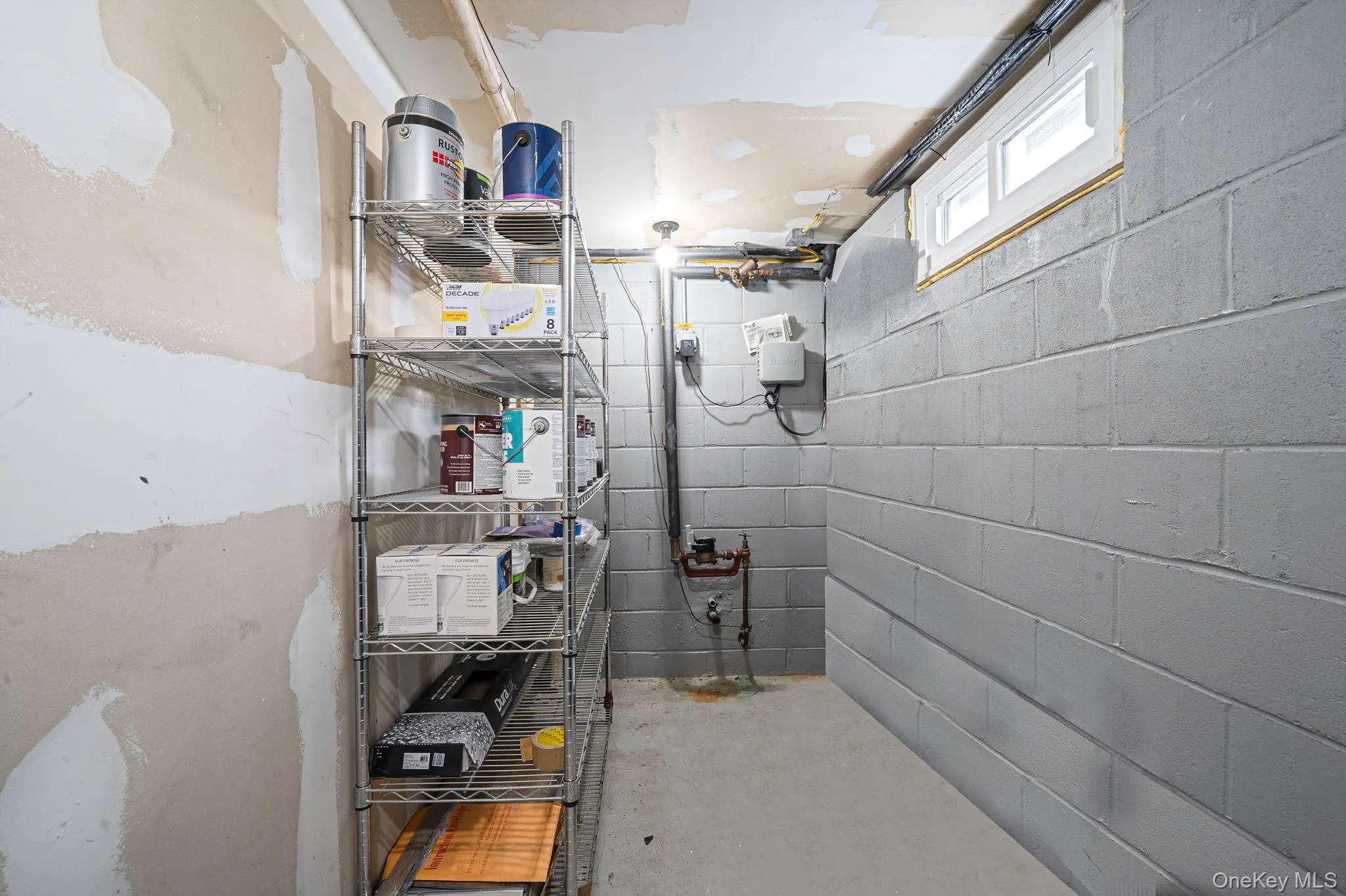 View of utility/storage room. View of utility/storage room.