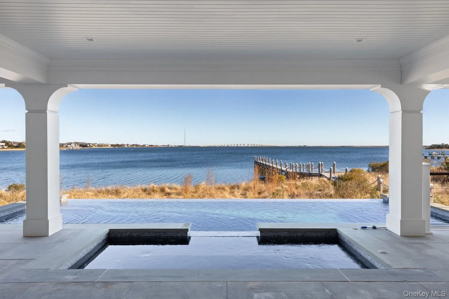 View of patio featuring a water view View of patio featuring a water view