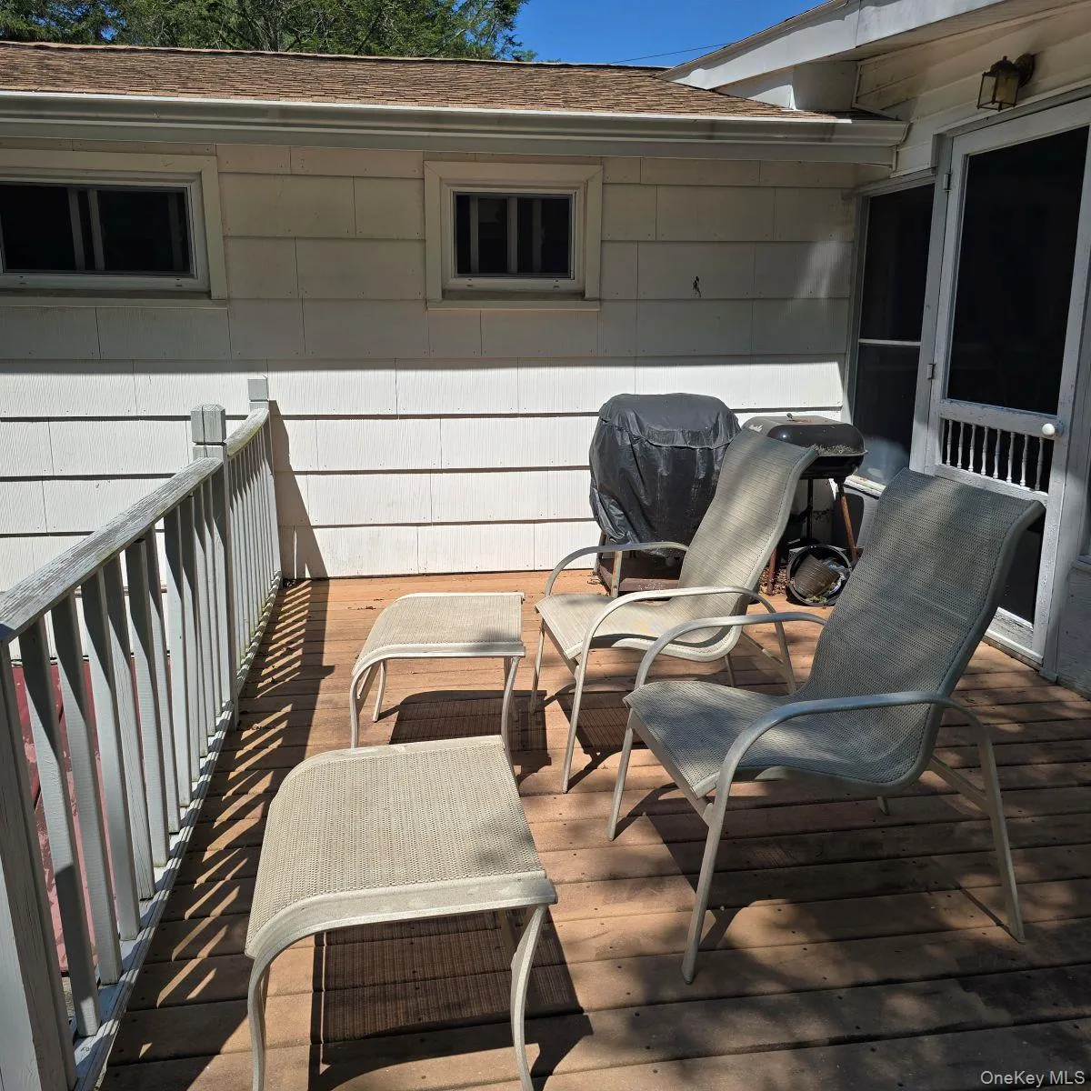 View of wooden terrace View of wooden terrace