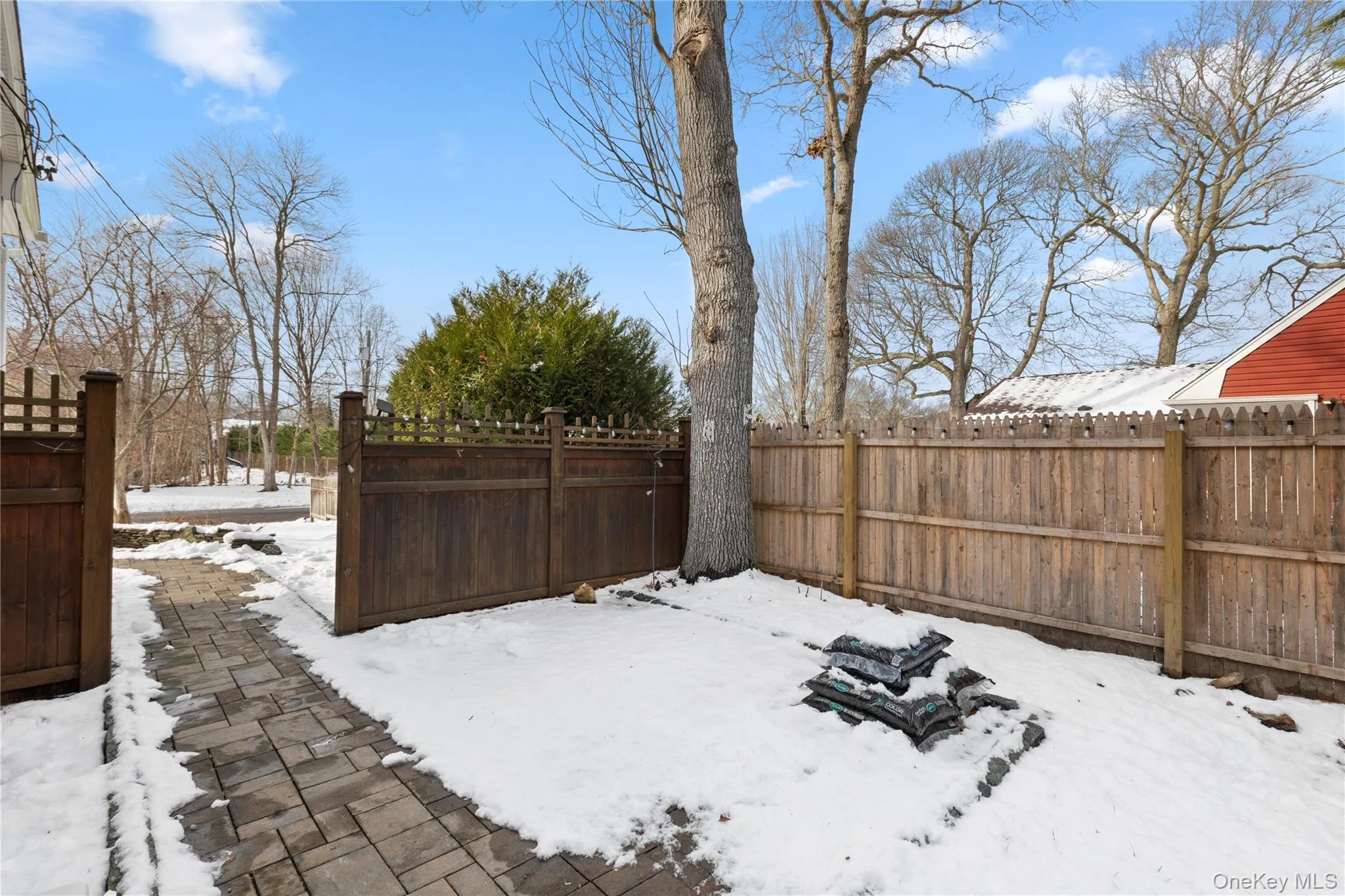 Private patio area. Private patio area.