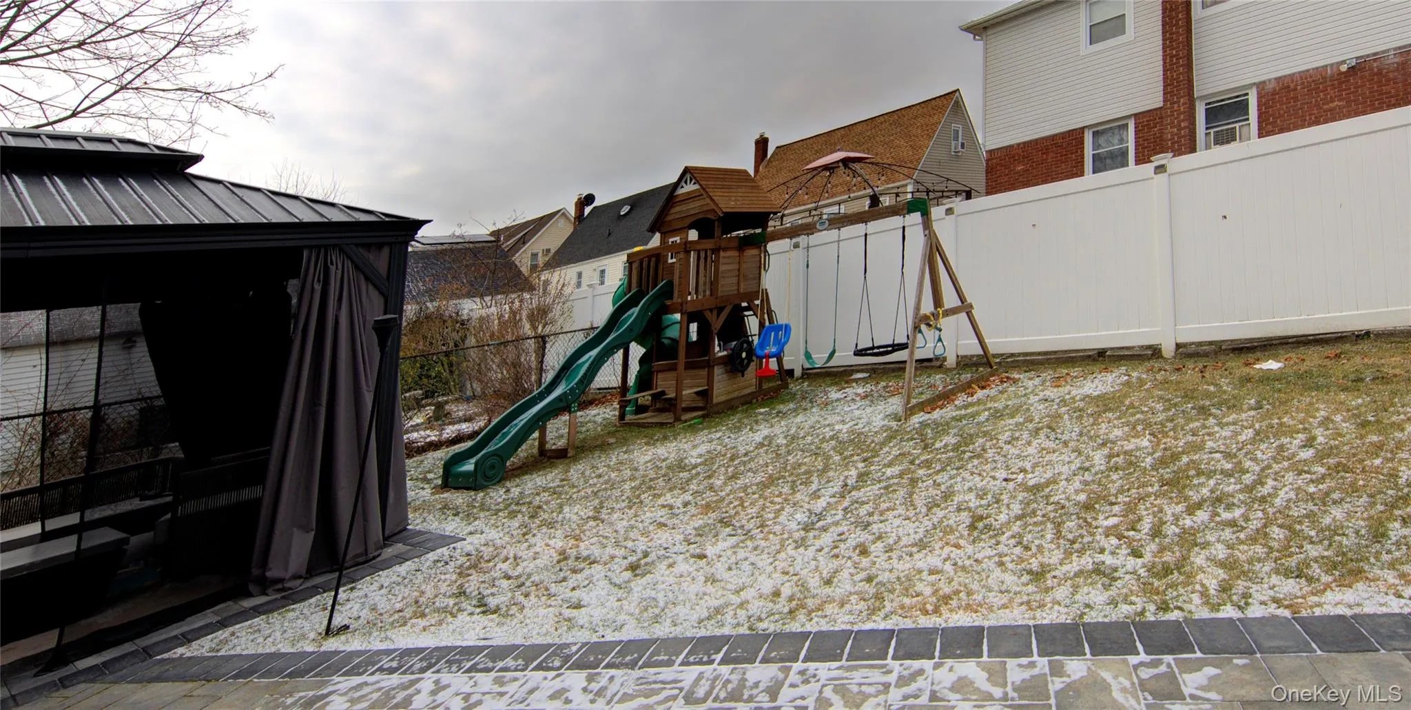 View of play area with a gazebo View of play area with a gazebo