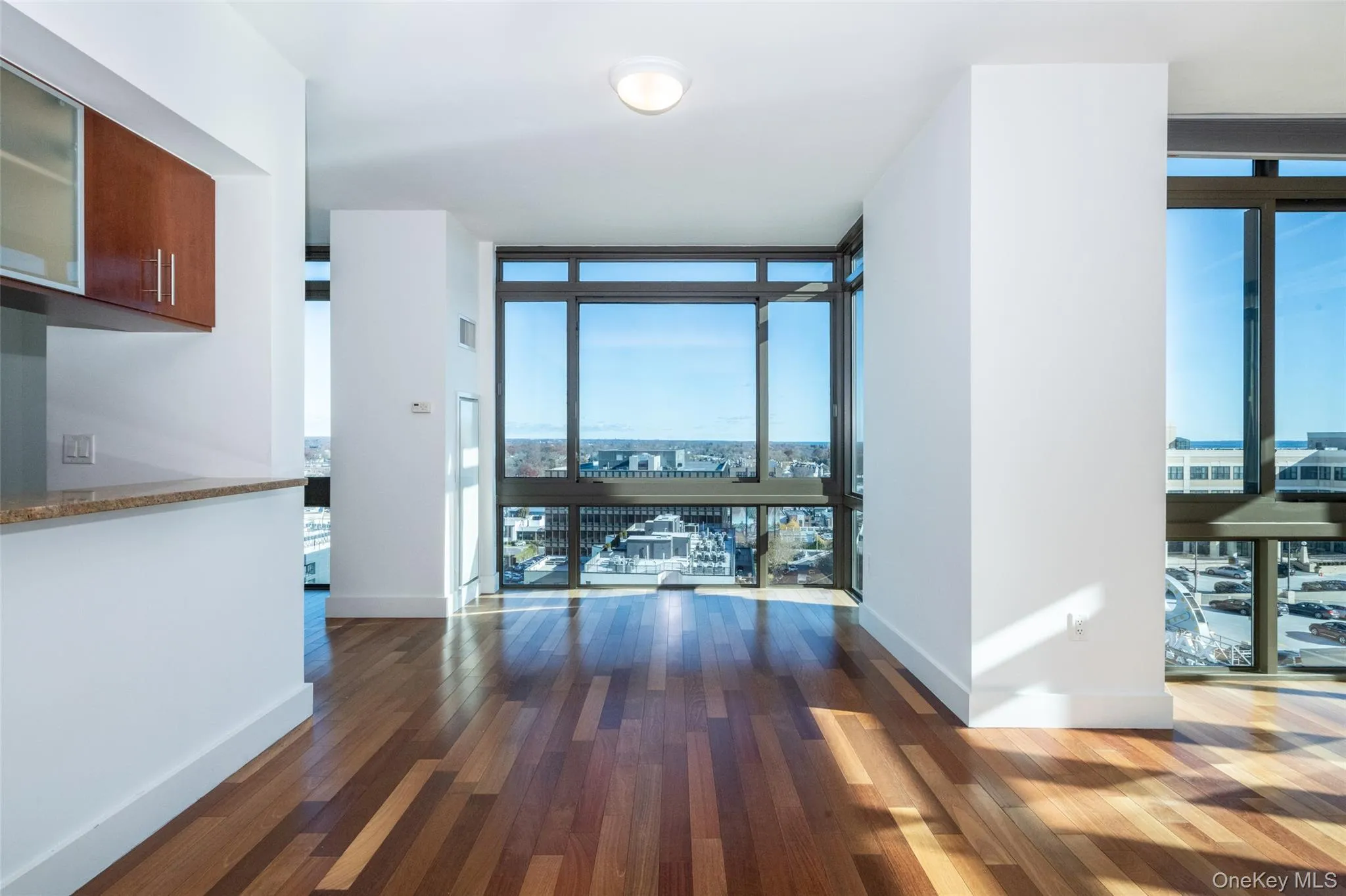 Open kitchen counters to dining area Open kitchen counters to dining area