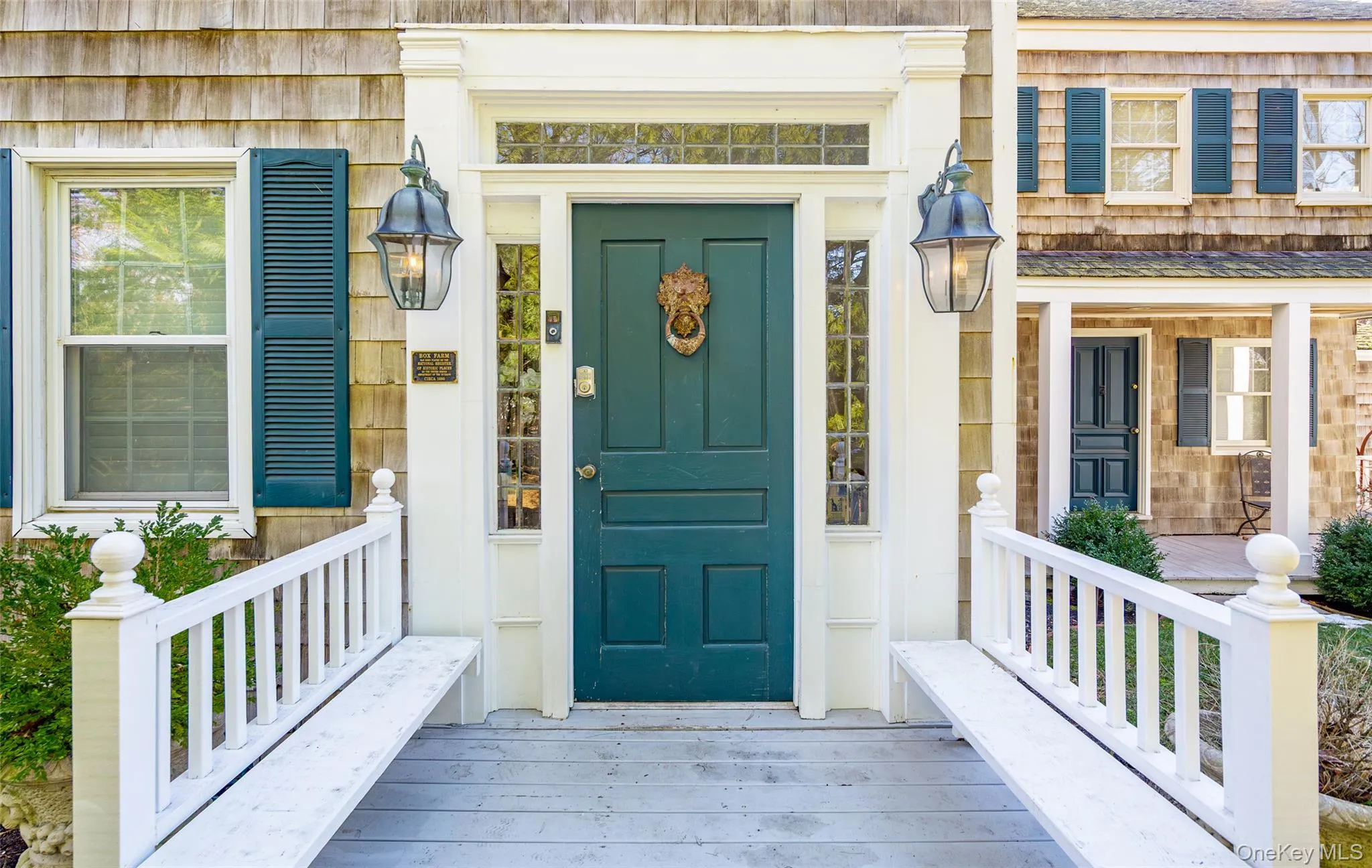 Property entrance featuring covered porch Property entrance featuring covered porch
