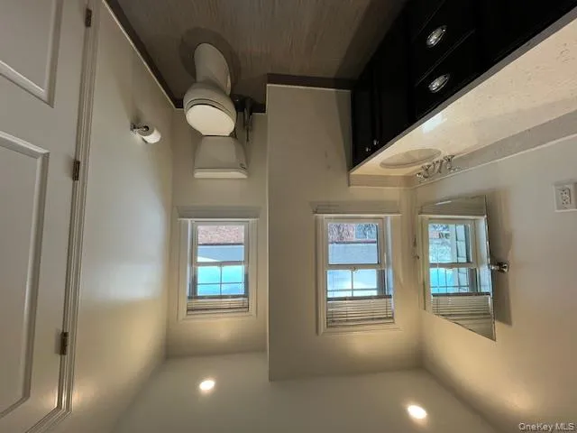 Bathroom with vanity and recessed lighting Bathroom with vanity and recessed lighting