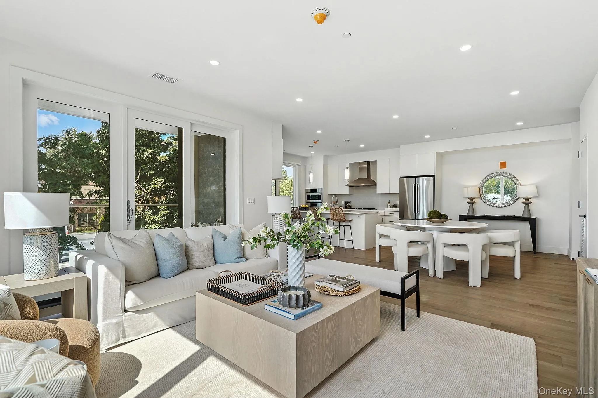 Open layout with Living room, Dining and Kitchen Open layout with Living room, Dining and Kitchen