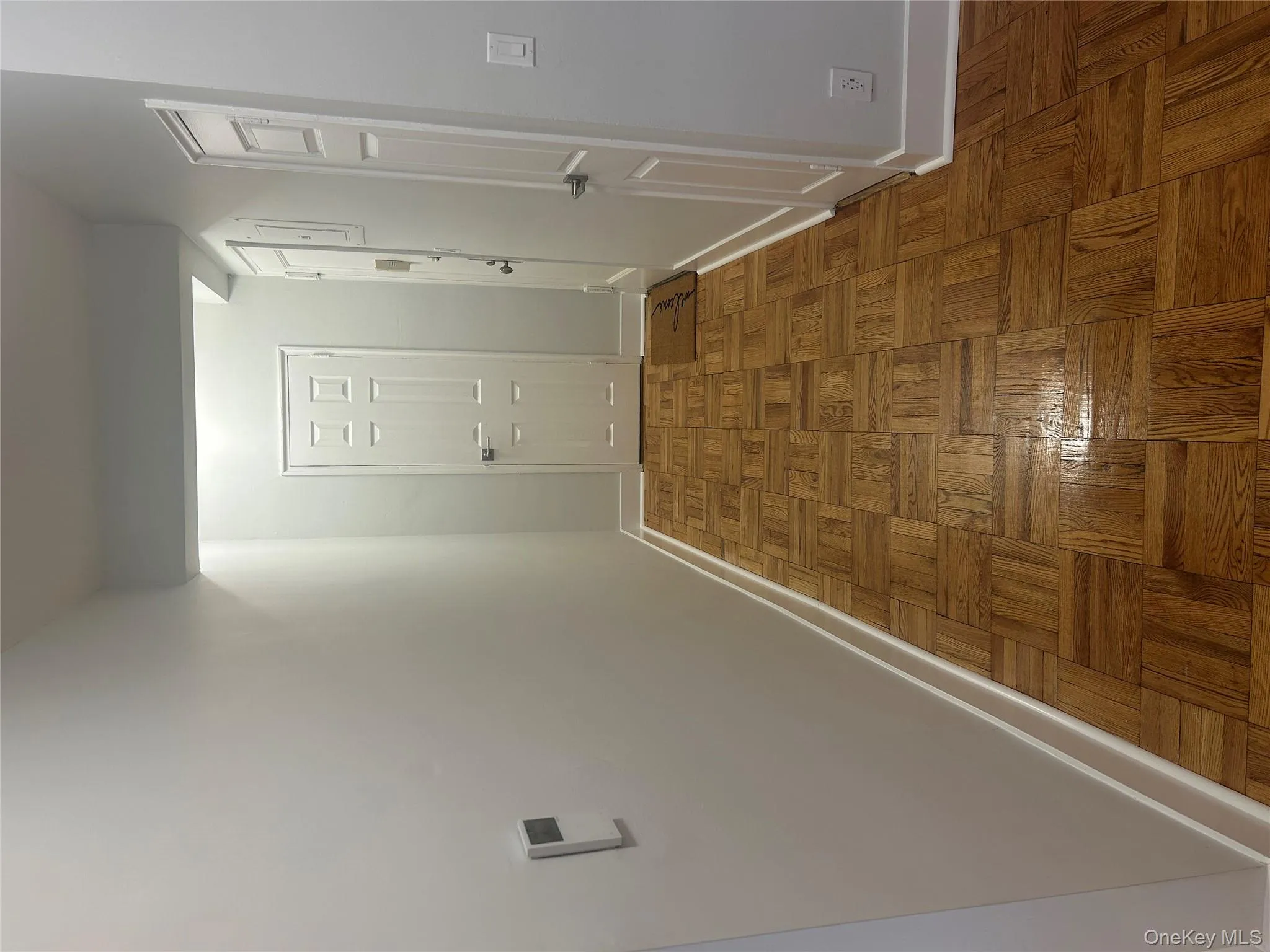 Hallway with baseboards Hallway with baseboards