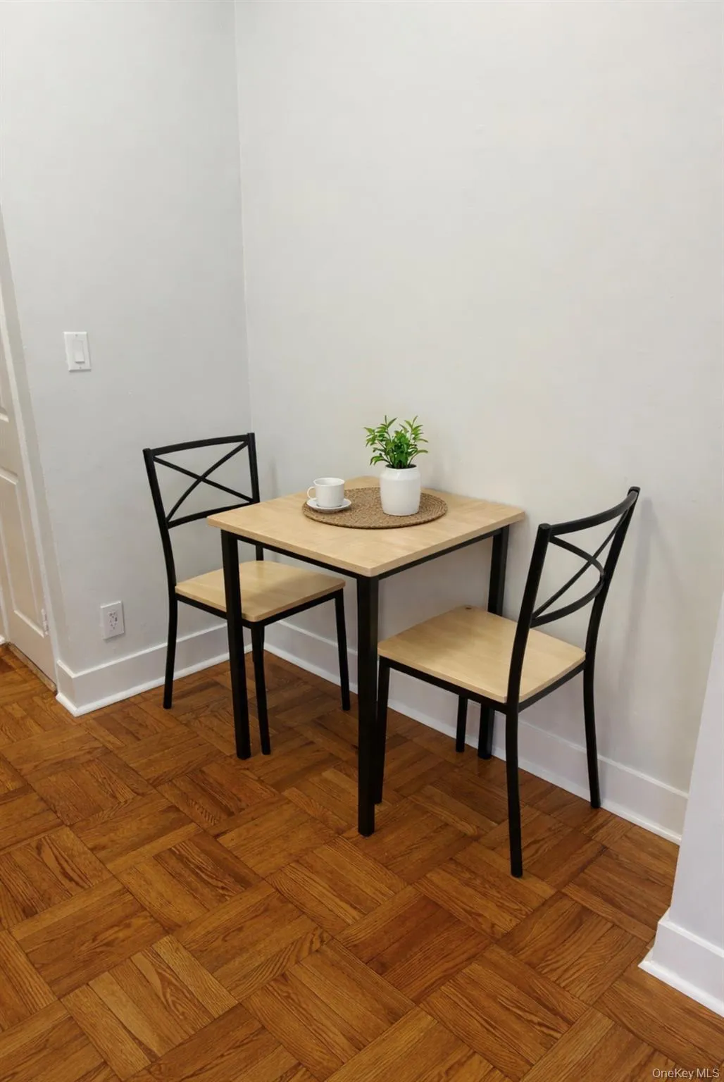 Dining space with baseboards Dining space with baseboards
