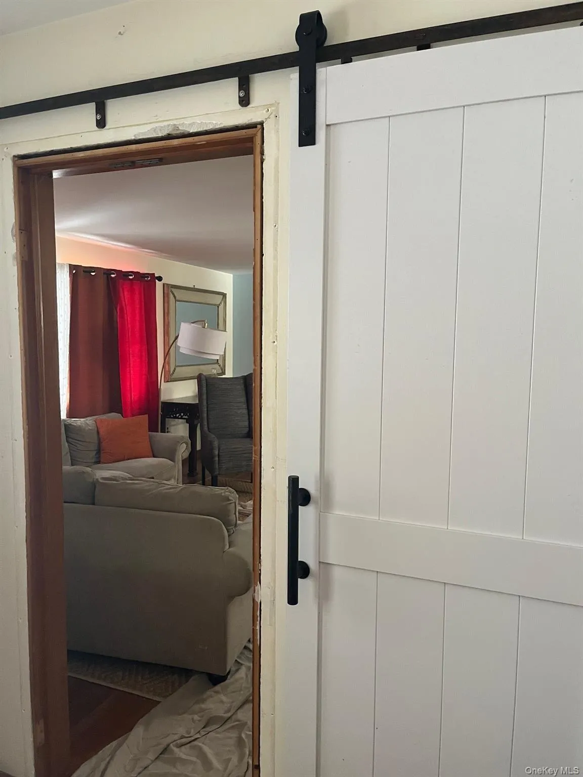 Detailed view of a barn door Detailed view of a barn door