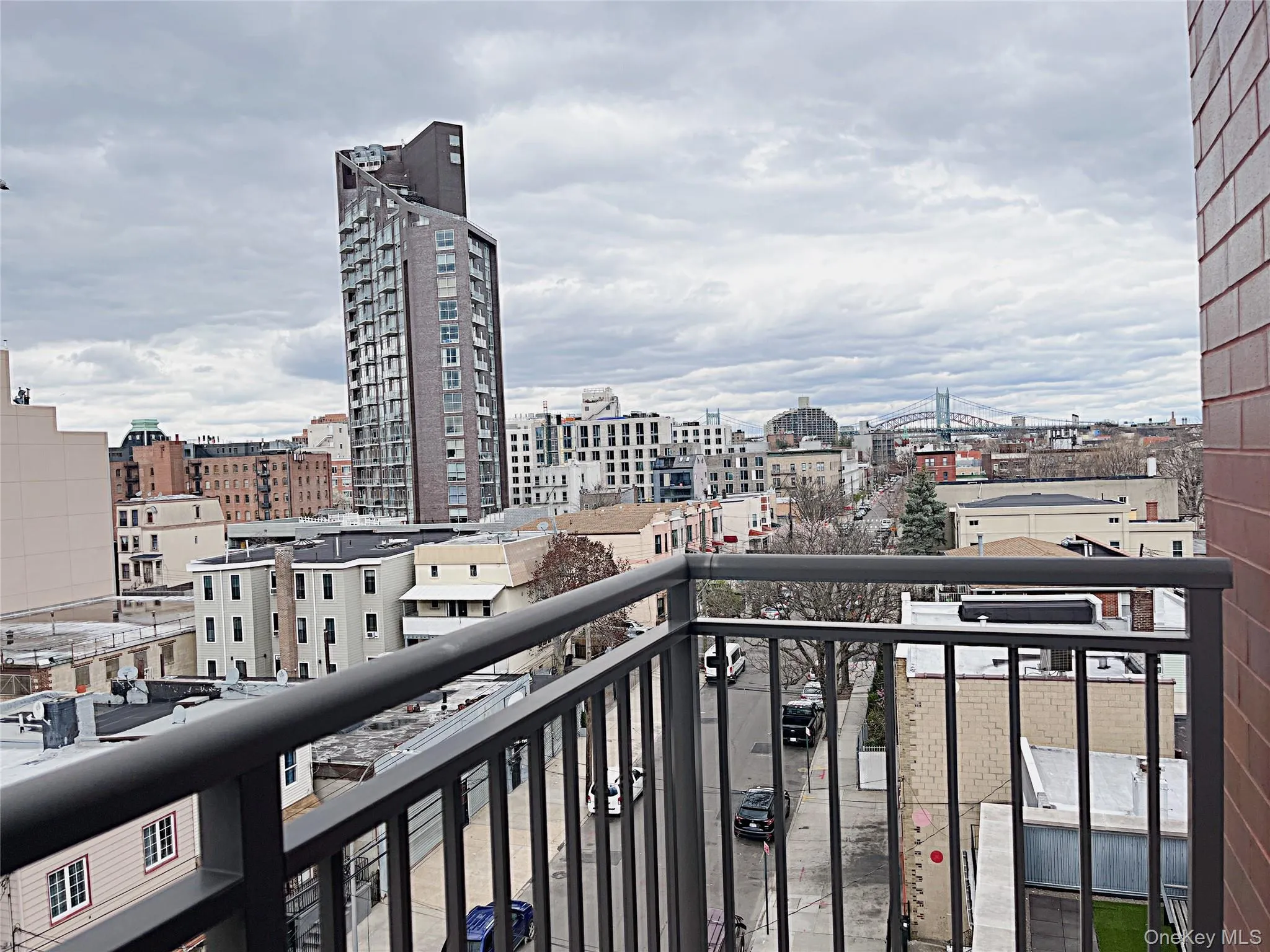 Balcony with a city view Balcony with a city view