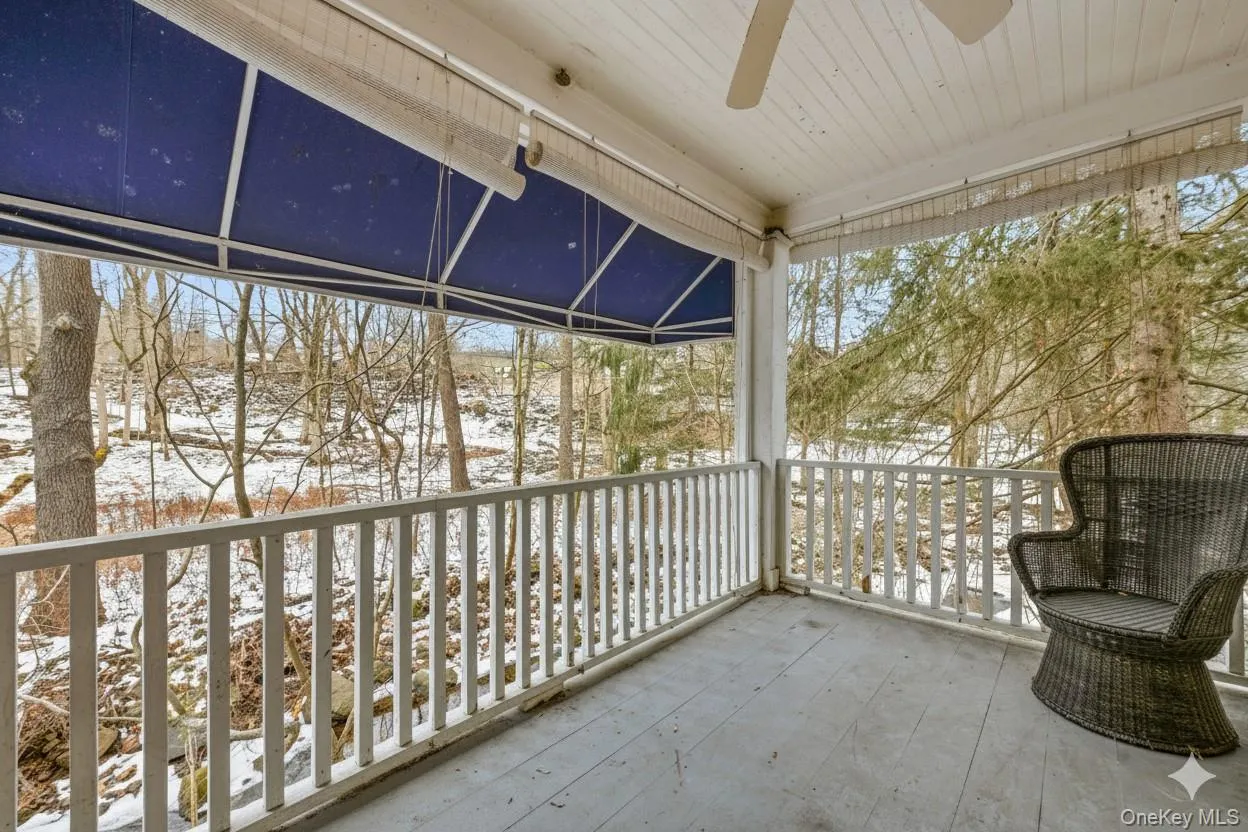 View of unfurnished sunroom View of unfurnished sunroom