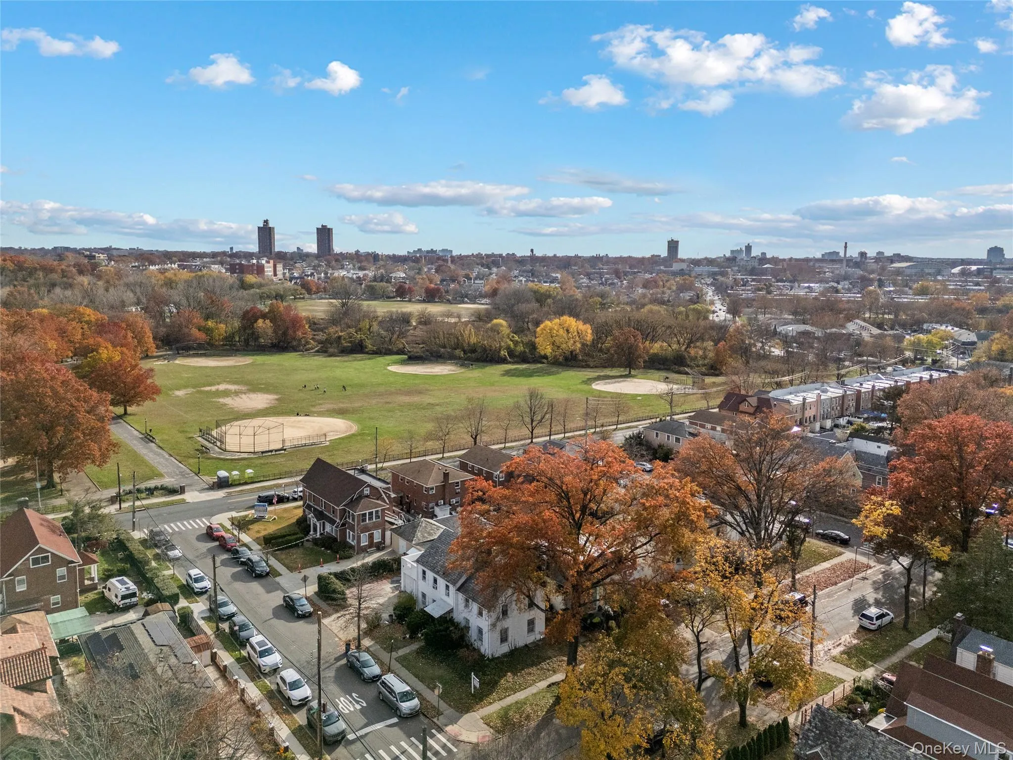 View of urban area with a golf club View of urban area with a golf club