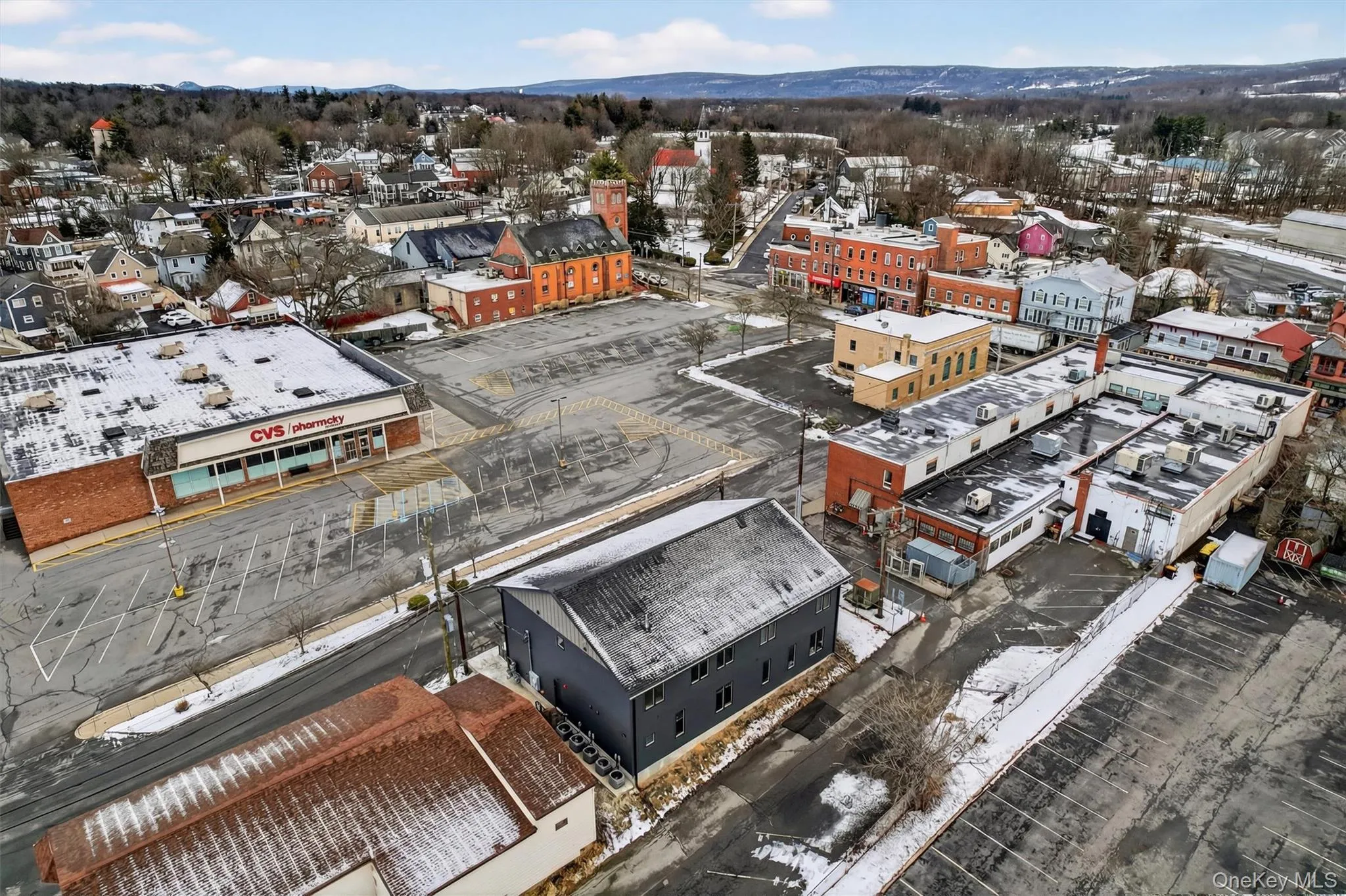 Aerial view of mountains Aerial view of mountains